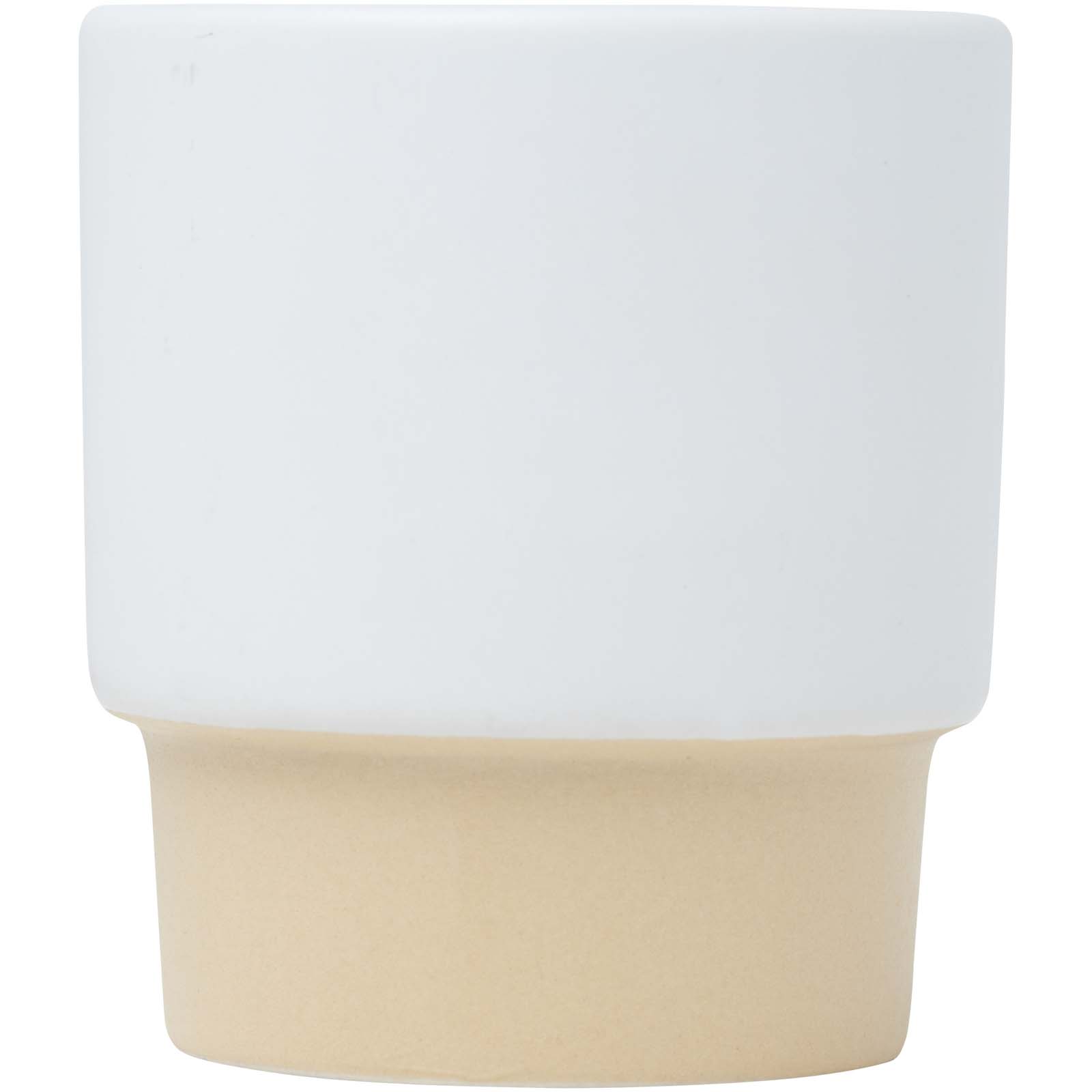 Taza de espresso apilable de 130 ml con fondo de arcilla Olympia
