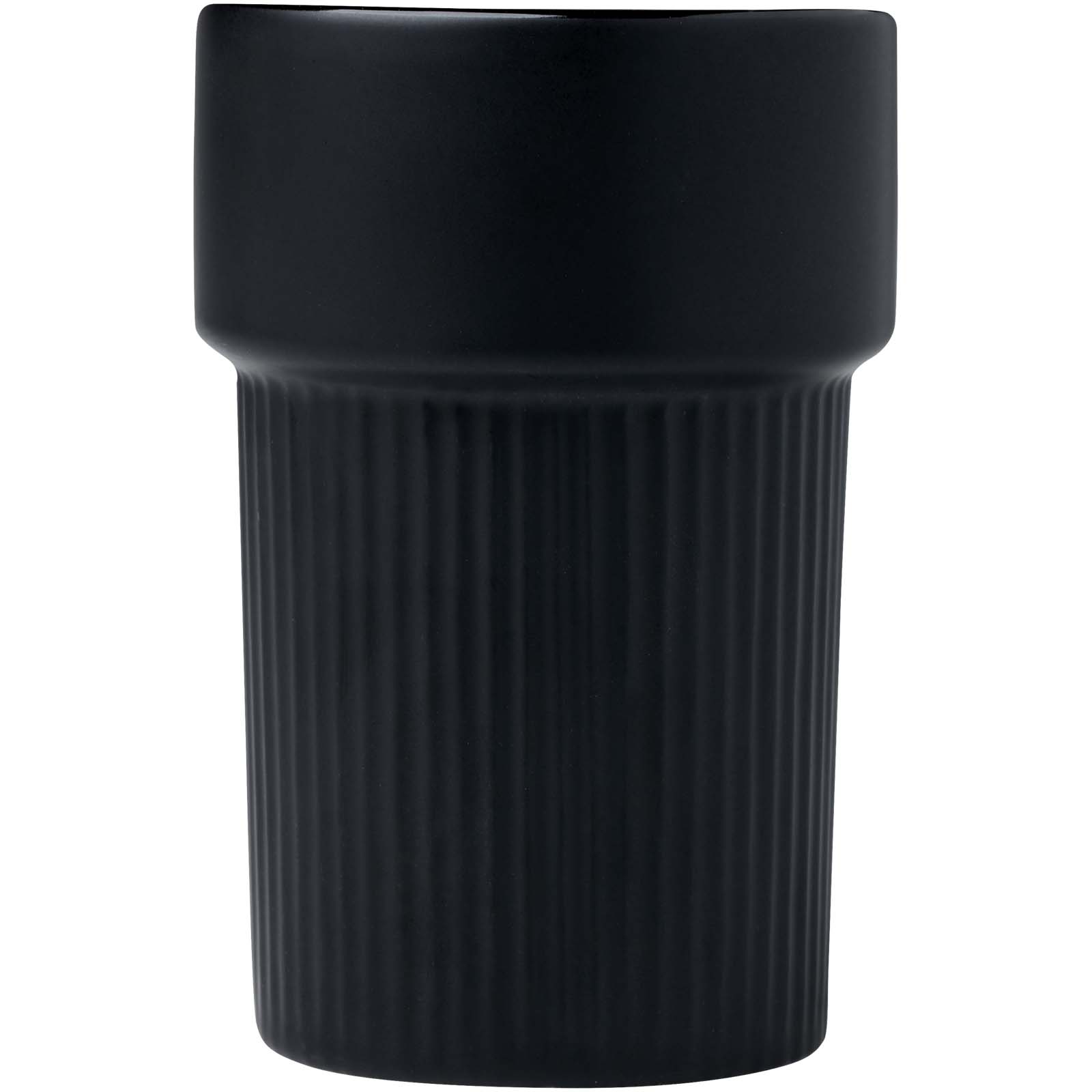 Vaso de 340 ml con funda de bambú Fika