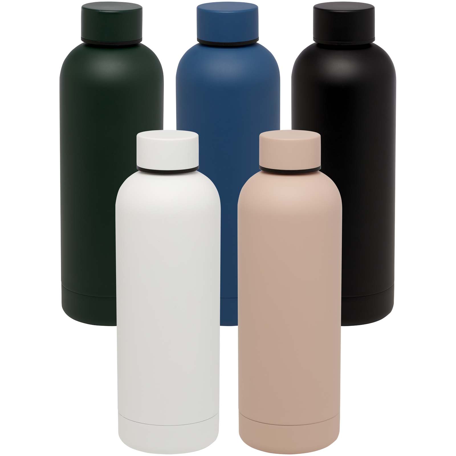 Bidón con aislamiento de cobre de 500 ml de acero inóxidable reciclado con certificado RCS Spring