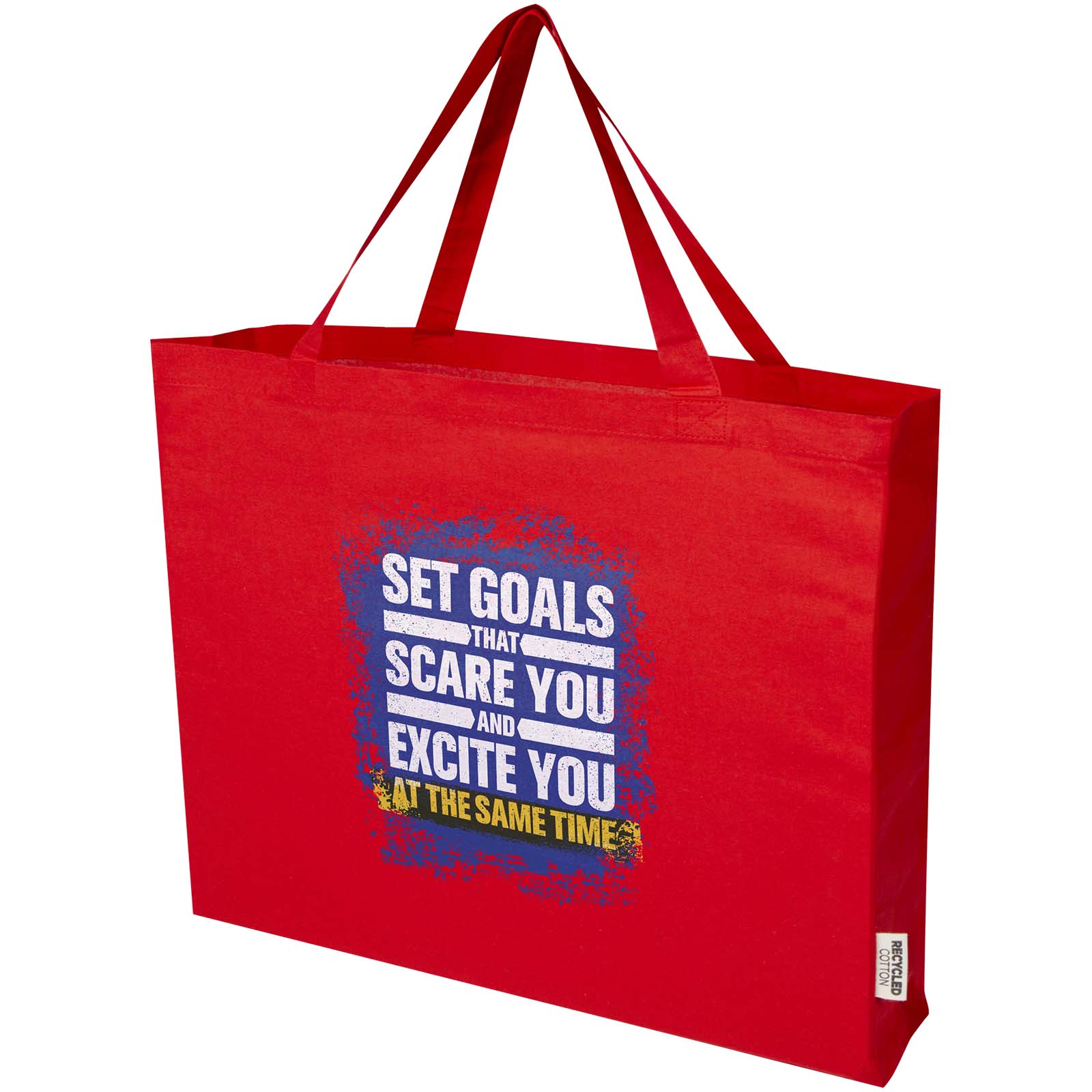 Bolsa Tote de algodón reciclado GRS de 220 g/m² Odessa 40L
