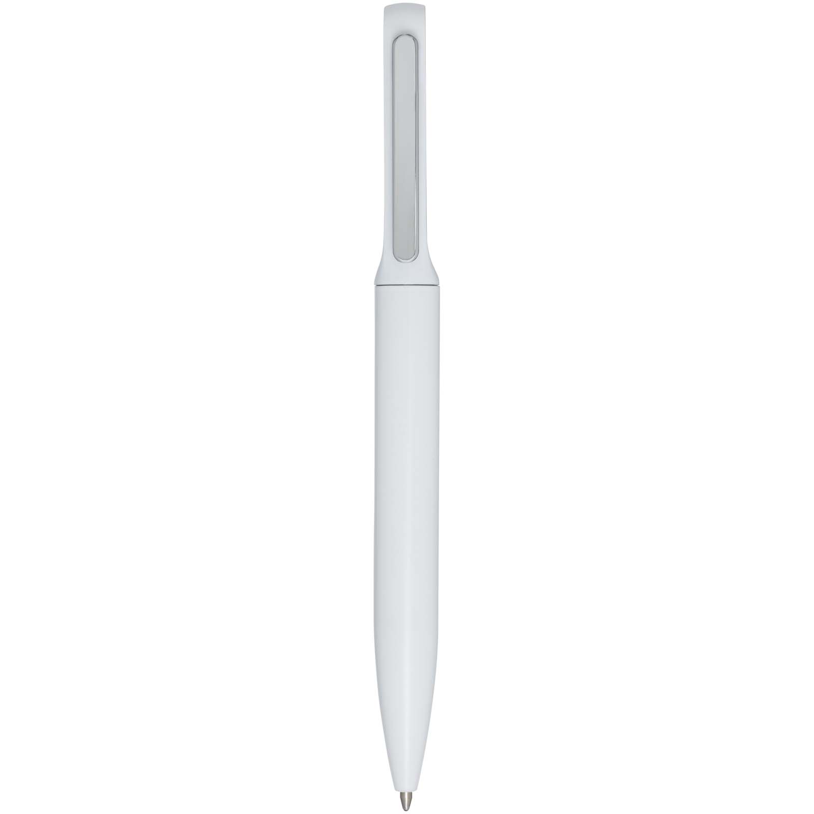 Bolígrafo de aluminio reciclado Blanca (tinta azul)