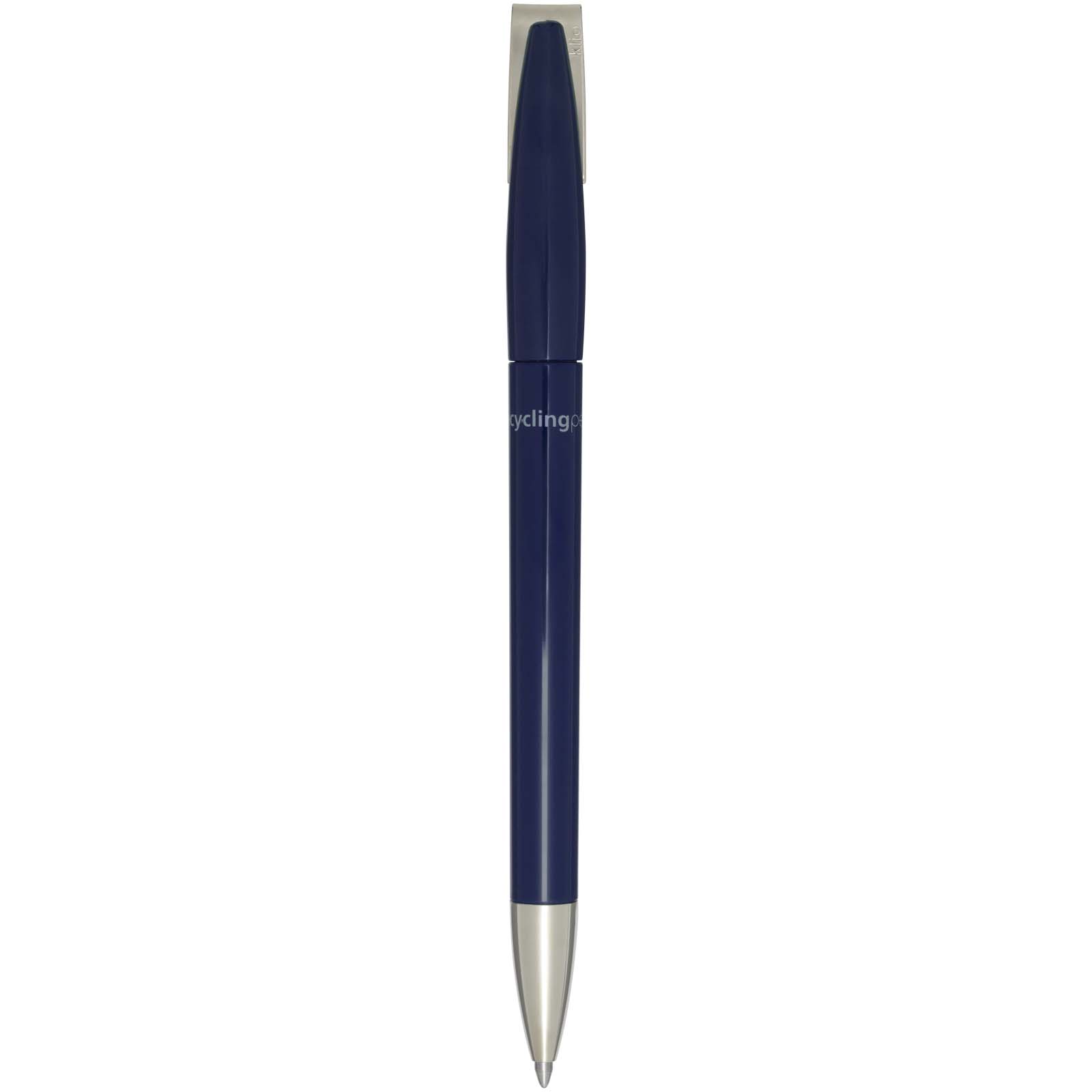 Bolígrafo de plástico reciclado Ana (tinta azul)