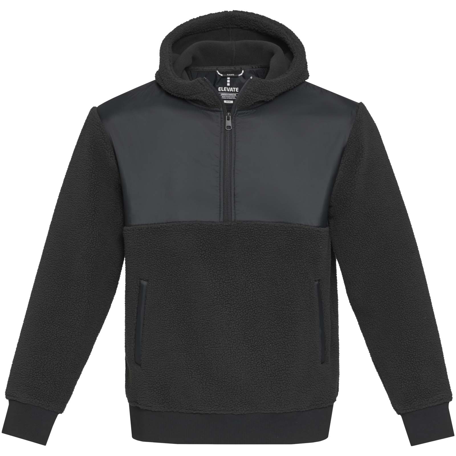 Sudadera unisex de tejido polar sherpa reciclado Evans