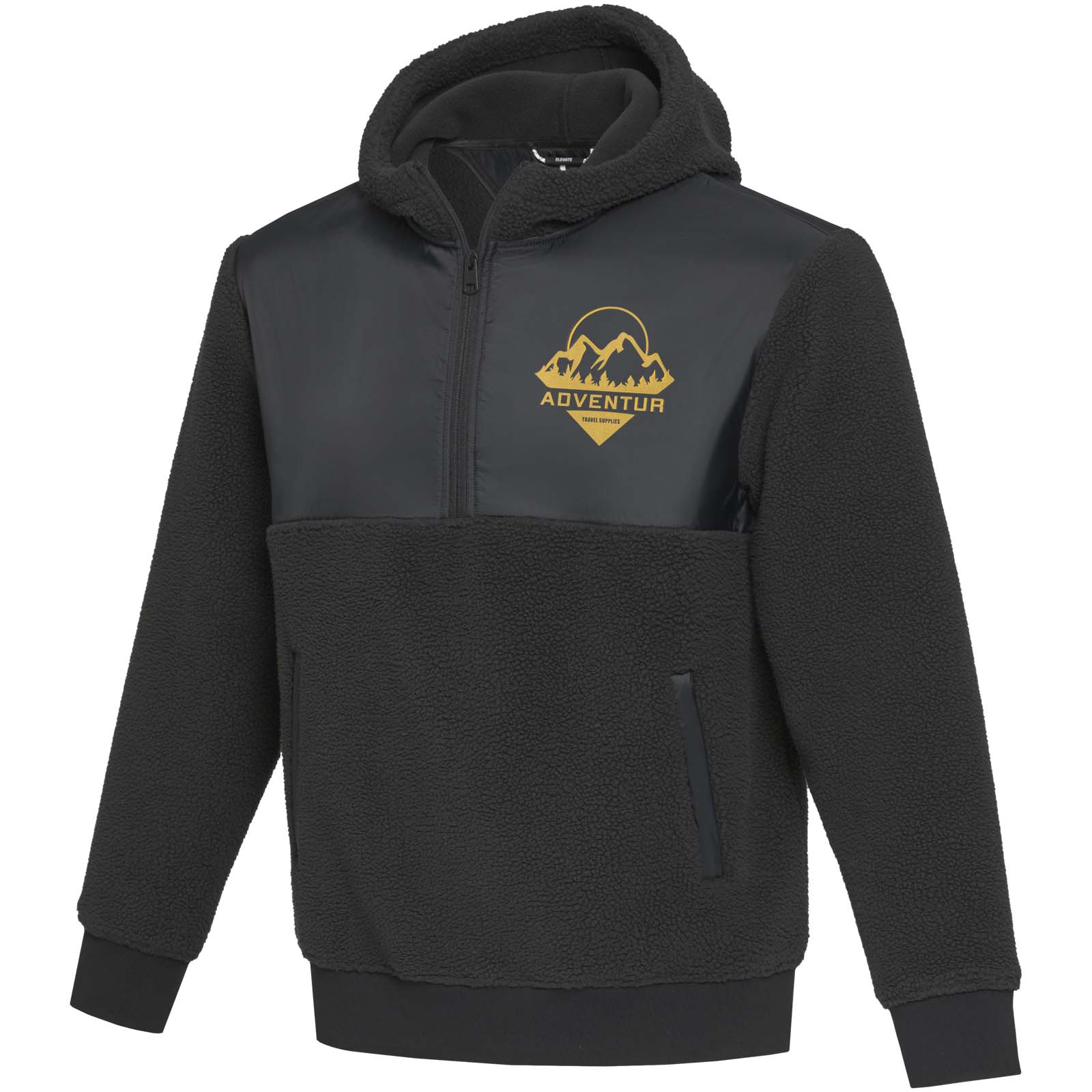 Sudadera unisex de tejido polar sherpa reciclado Evans