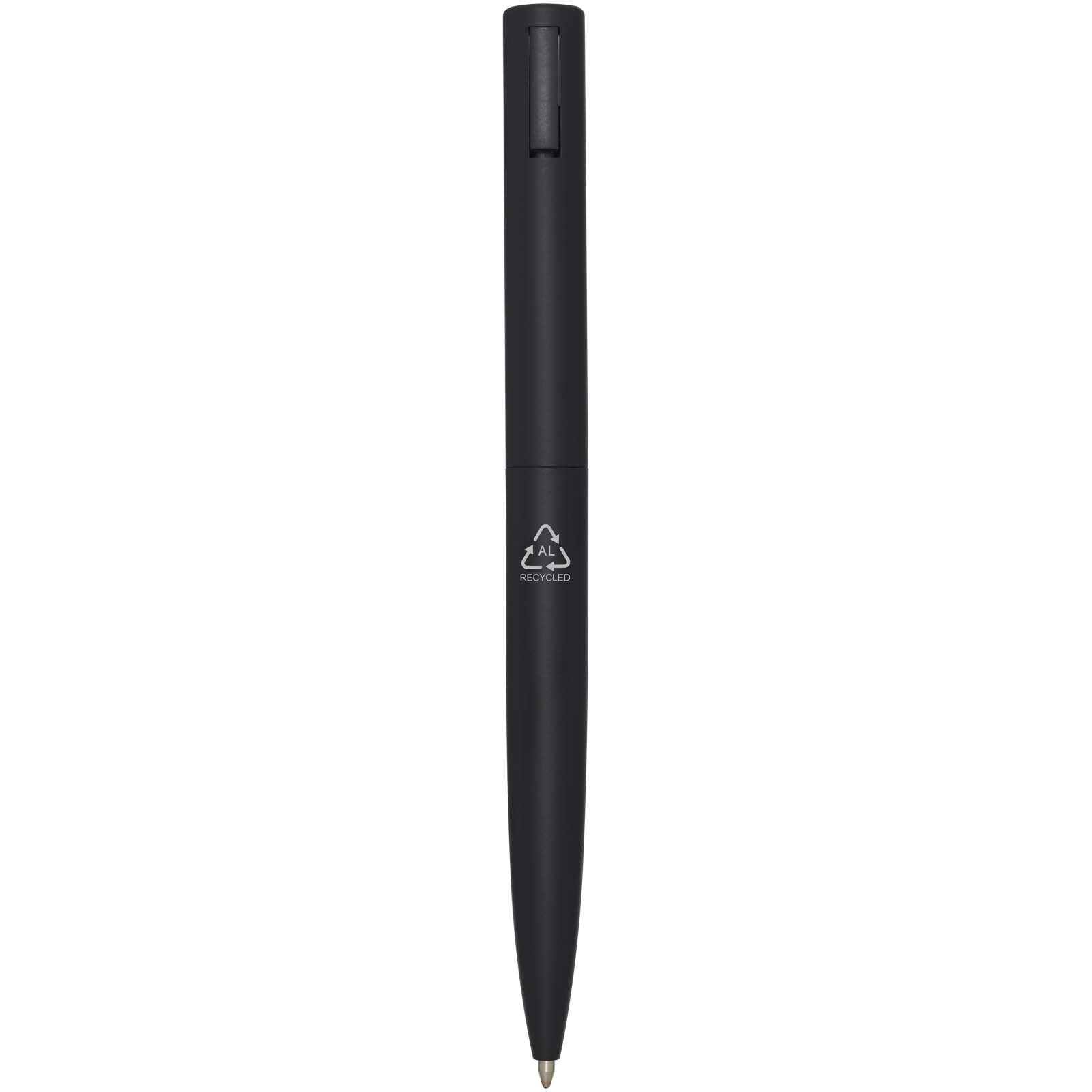 Bolígrafo de aluminio reciclado Juana (tinta negra)