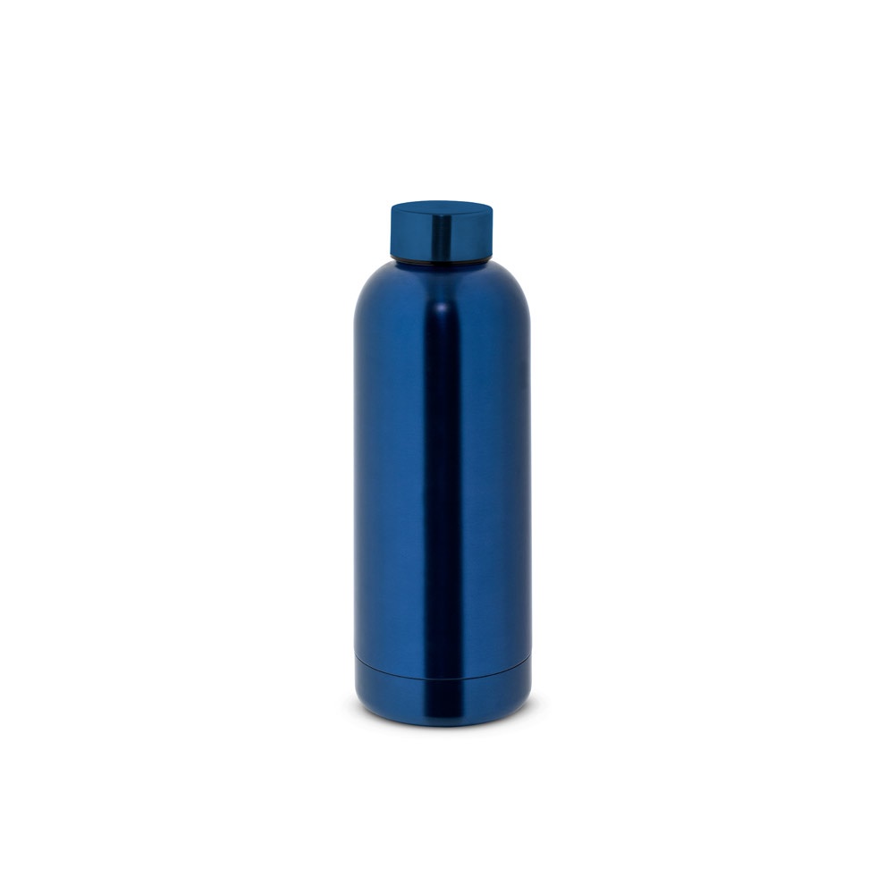 ODIN METTALIC. Botella en acero inoxidable 90% reciclado 550 mL