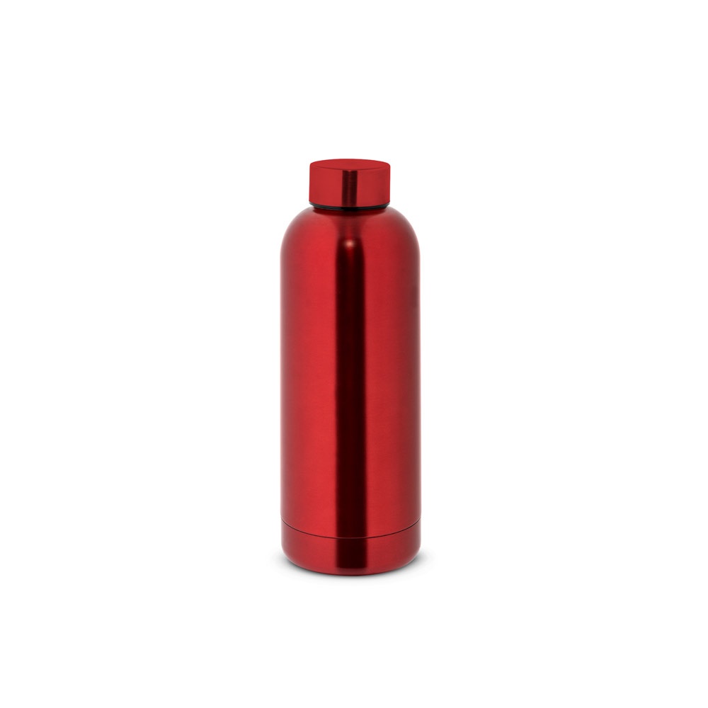 ODIN METTALIC. Botella en acero inoxidable 90% reciclado 550 mL