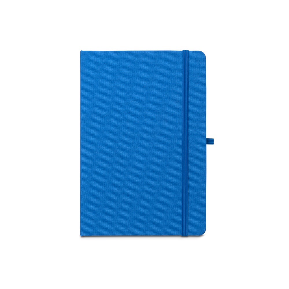 ANNE. Cuaderno A5 en poliéster reciclado (100% rPET) con páginas a rayas