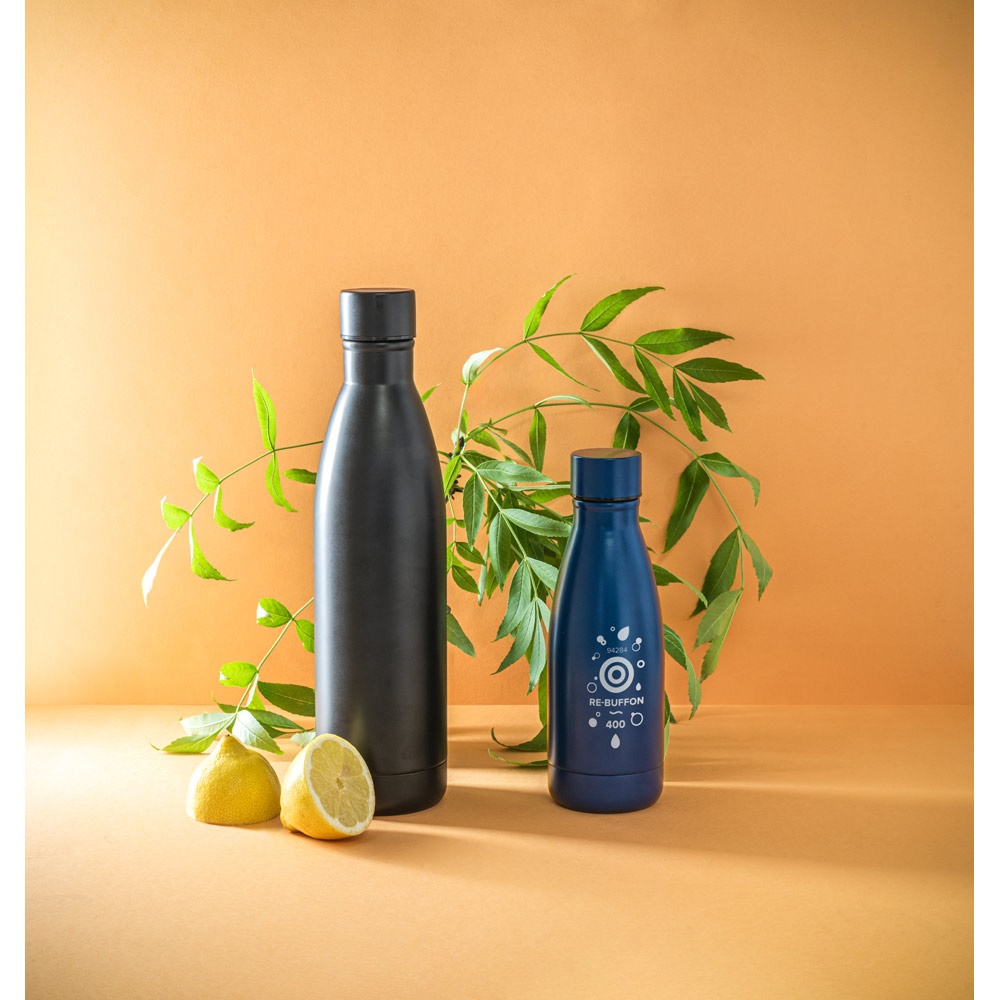 RE-BUFFON S. Termo fabricado con 93% acero inoxidable reciclado 400 mL
