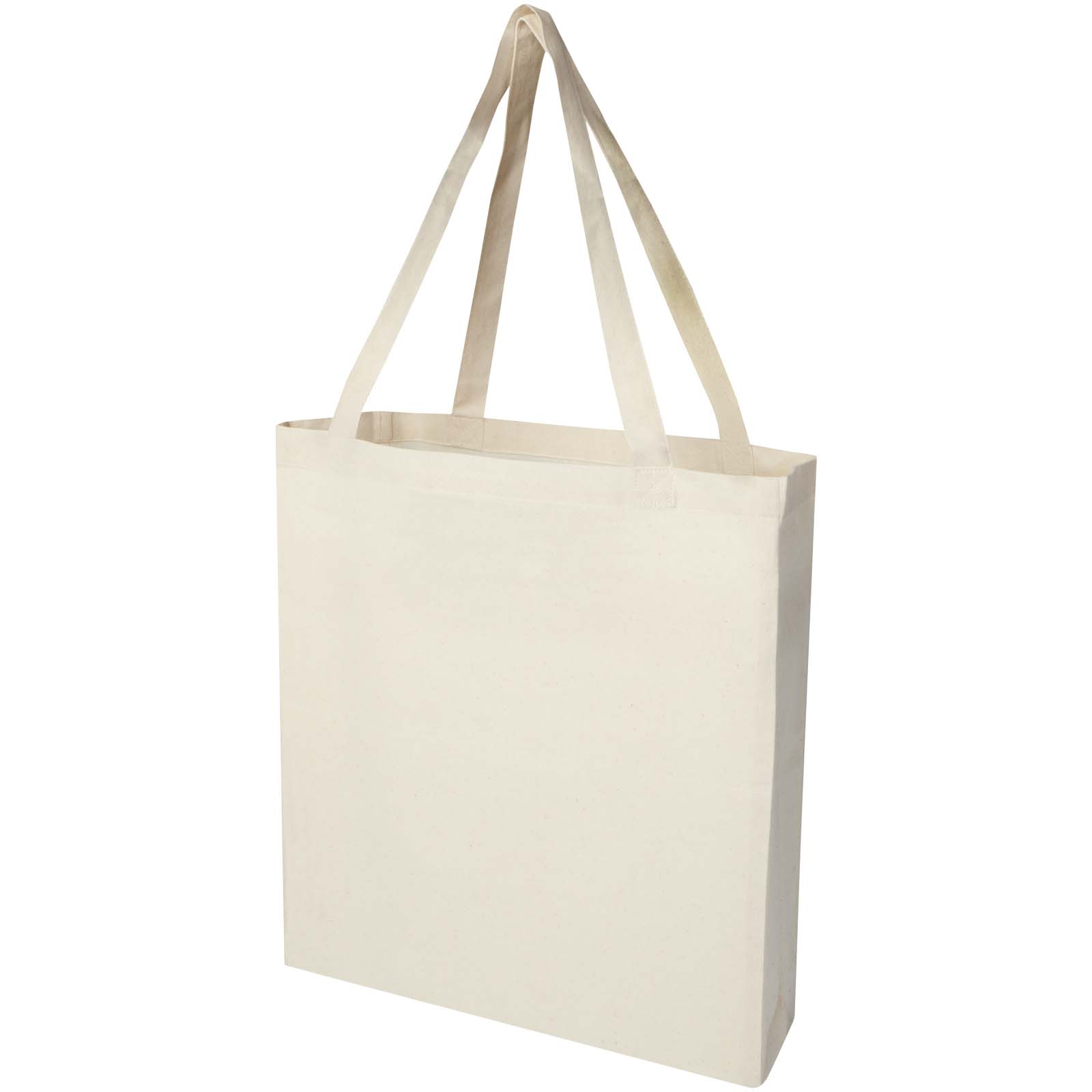 Bolsa Tote con refuerzos de algodón reciclado GRS de 140 g/m² Madras