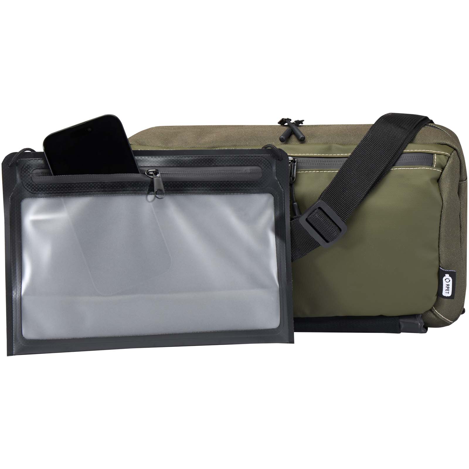 Bolsa bandolera modular de material reciclado GRS Roam