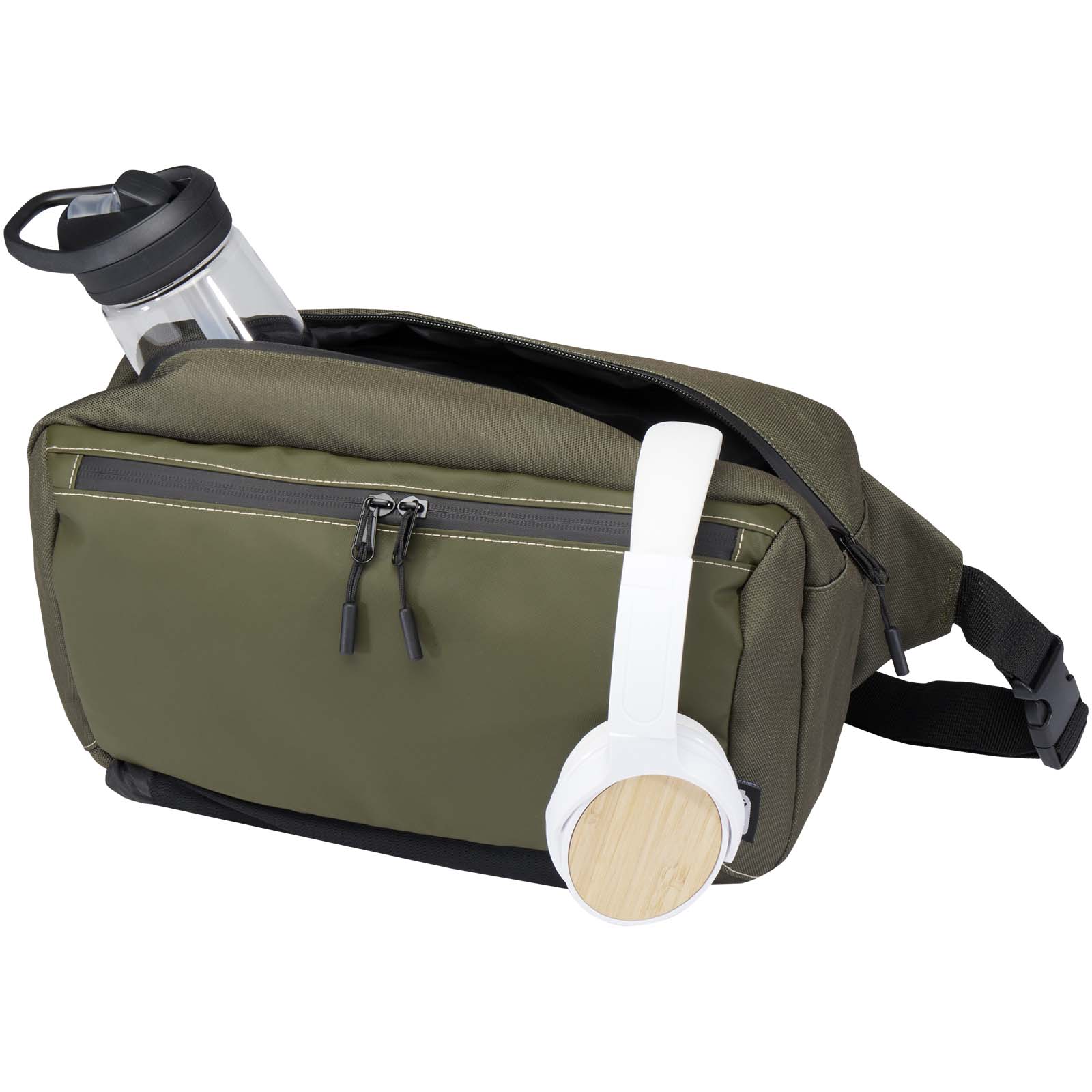 Bolsa bandolera modular de material reciclado GRS Roam