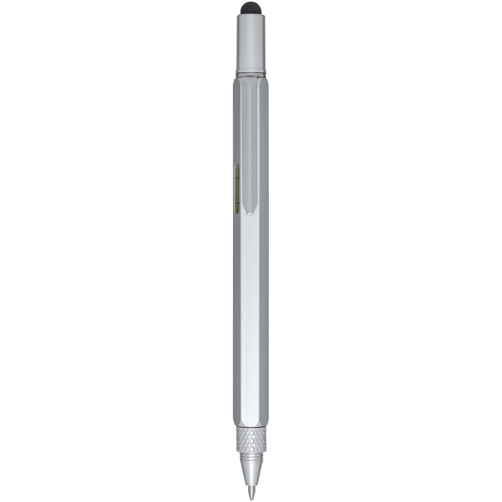 Bolígrafo multifunción de aluminio reciclado Dora (tinta negra)