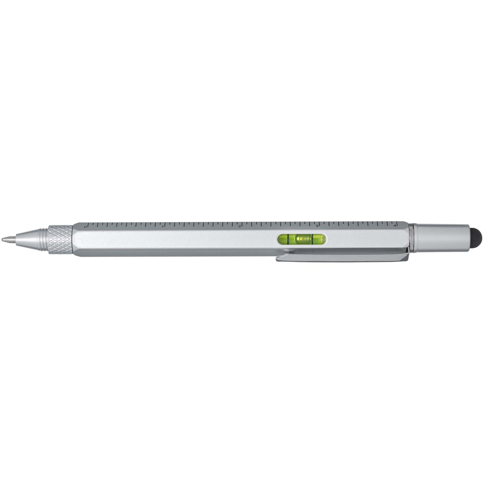 Bolígrafo multifunción de aluminio reciclado Dora (tinta negra)