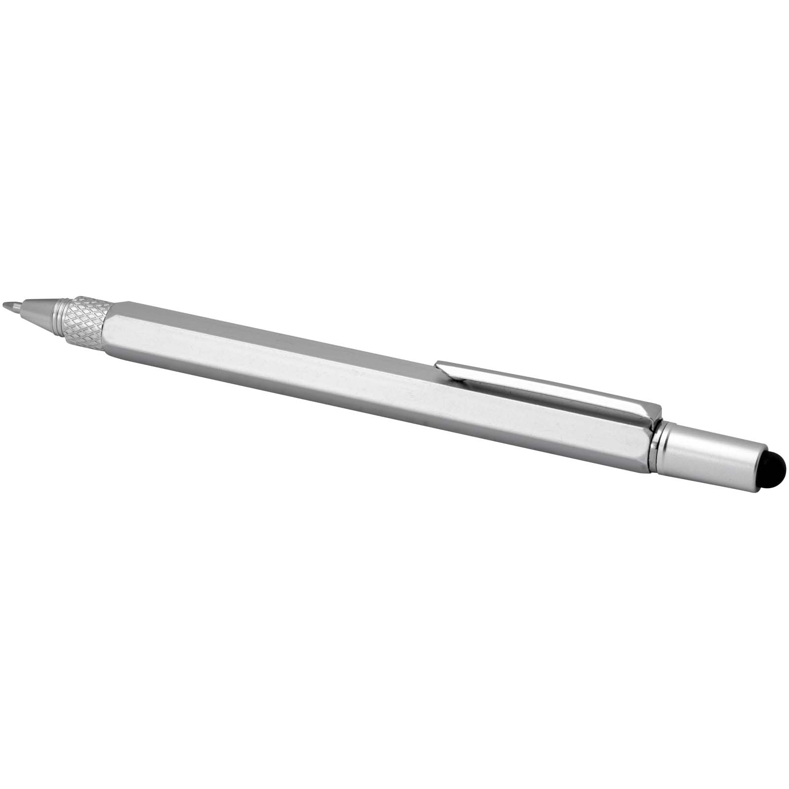 Bolígrafo multifunción de aluminio reciclado Dora (tinta negra)