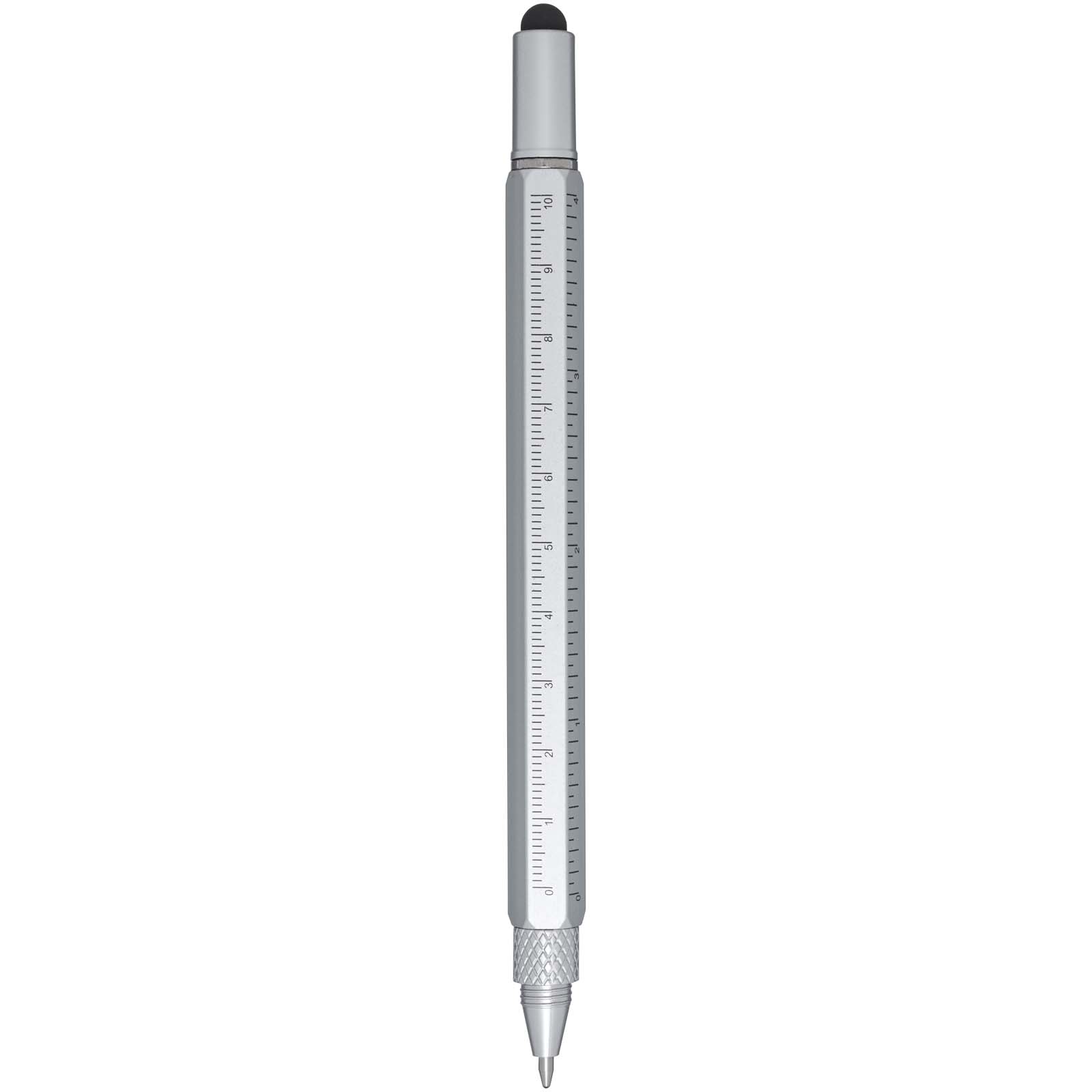 Bolígrafo multifunción de aluminio reciclado Dora (tinta negra)