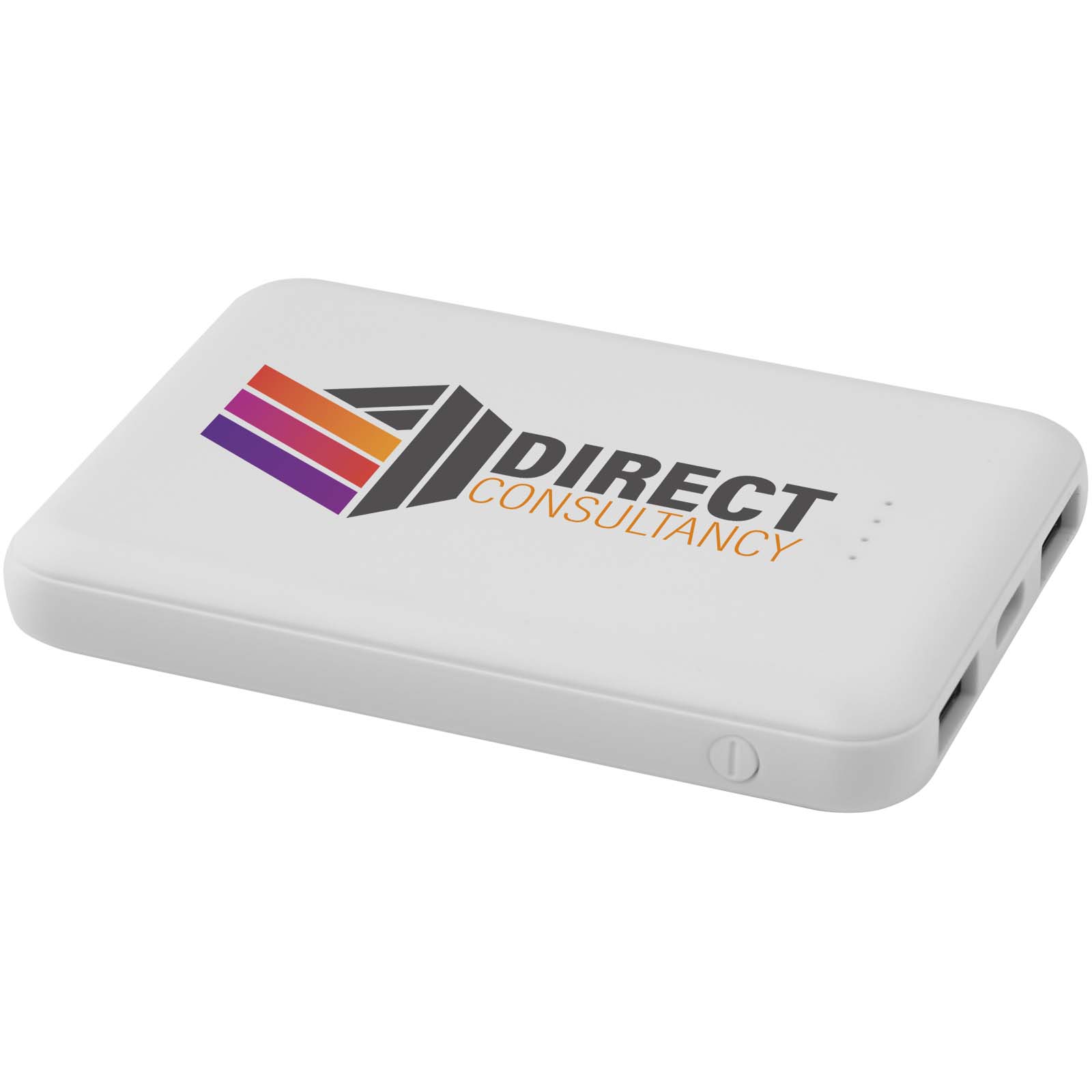 Batería externa tipo C de plástico reciclado de 5000 mAh Asama