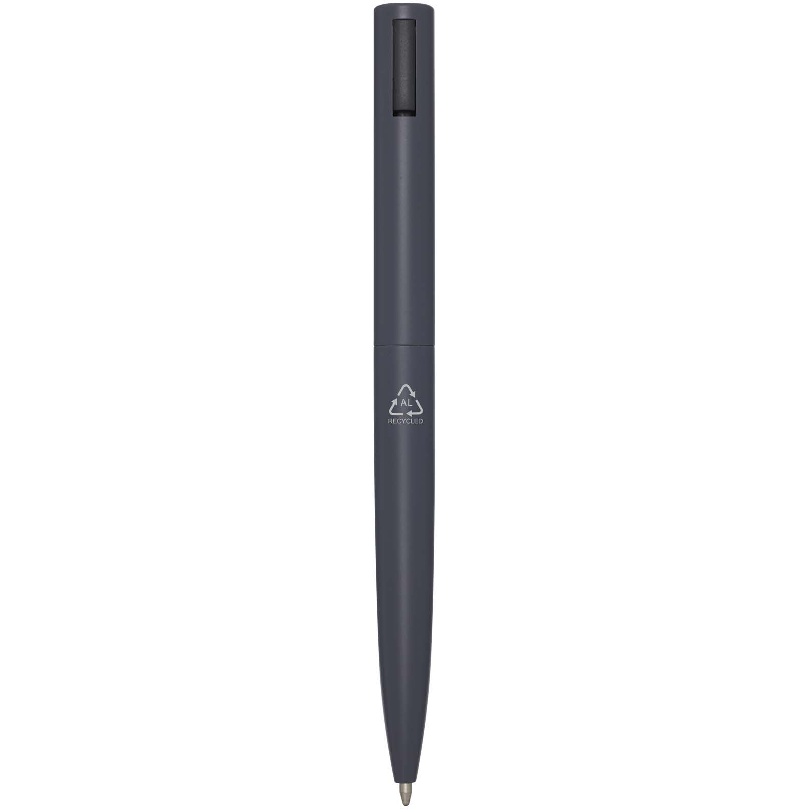 Bolígrafo de aluminio reciclado Juana (tinta negra)