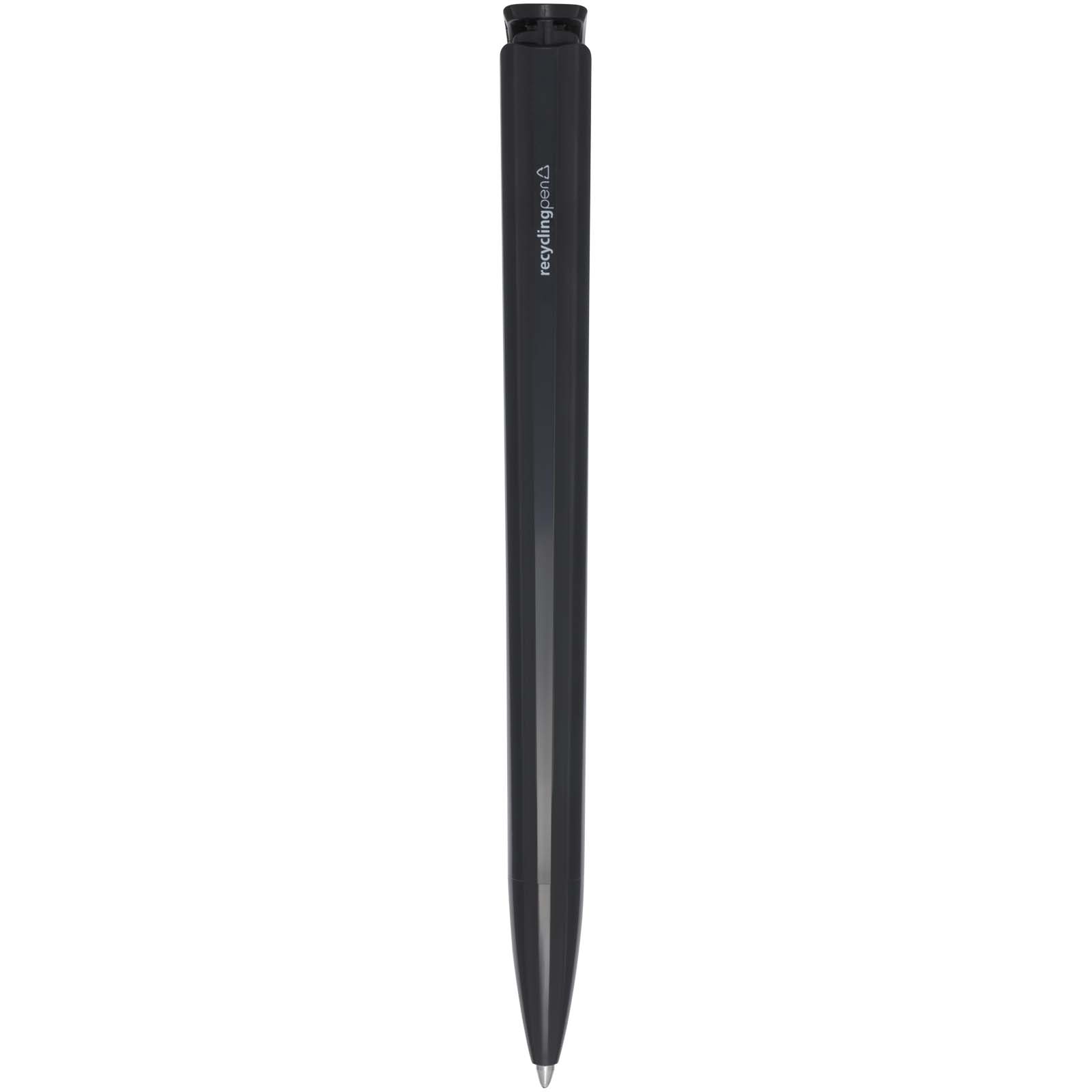 Bolígrafo de plástico reciclado Lucia (tinta negra)