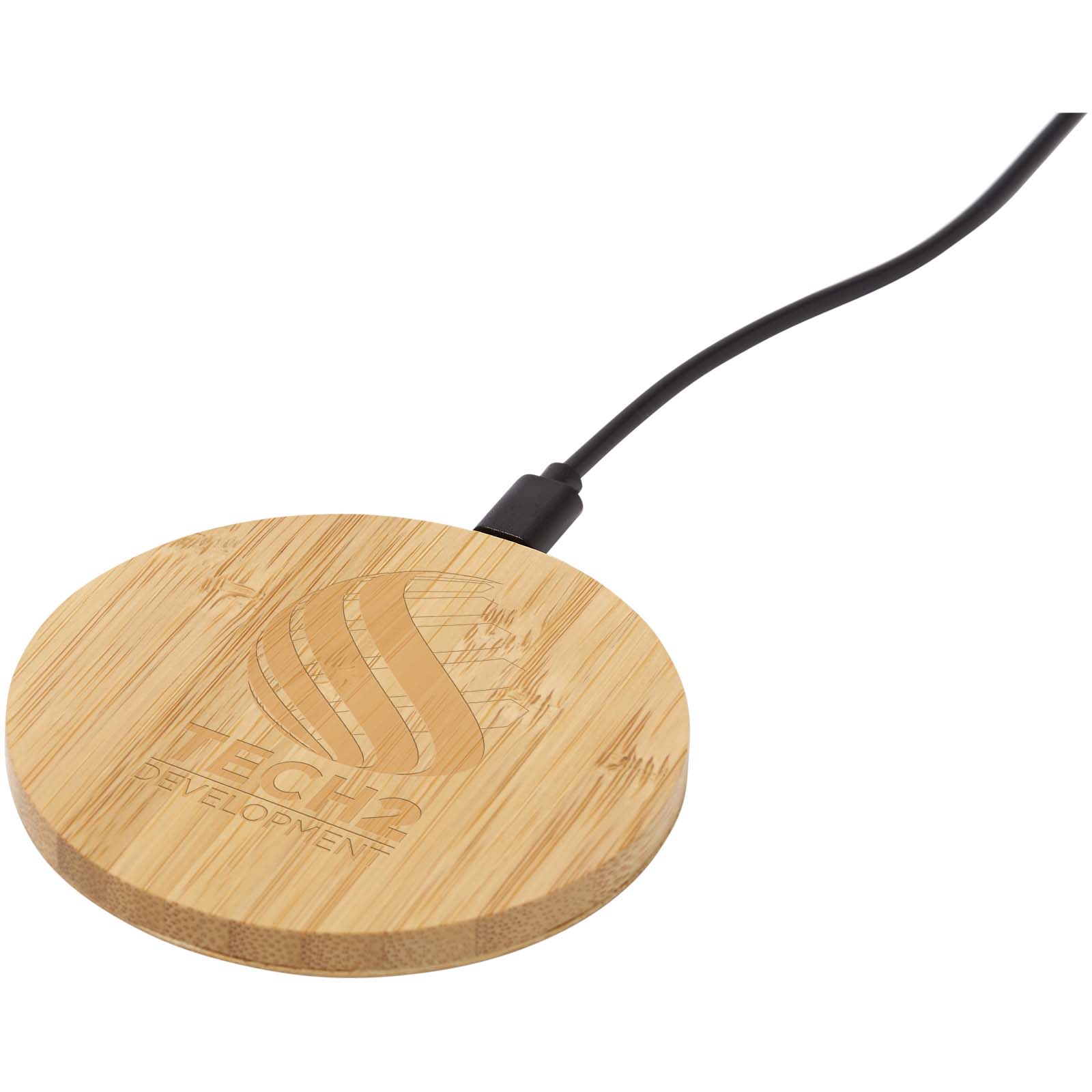 Base de carga inalámbrica de bambú de 15 W Essence