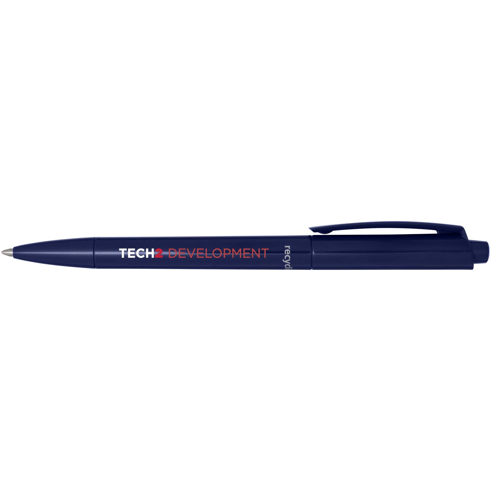 Bolígrafo de plástico reciclado Martha (tinta azul)