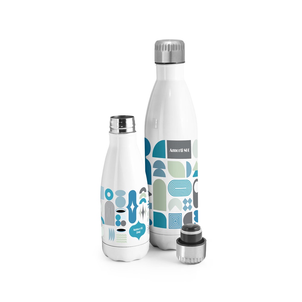 AMORTI L. Botella sublimación acero inoxidable 800 mL
