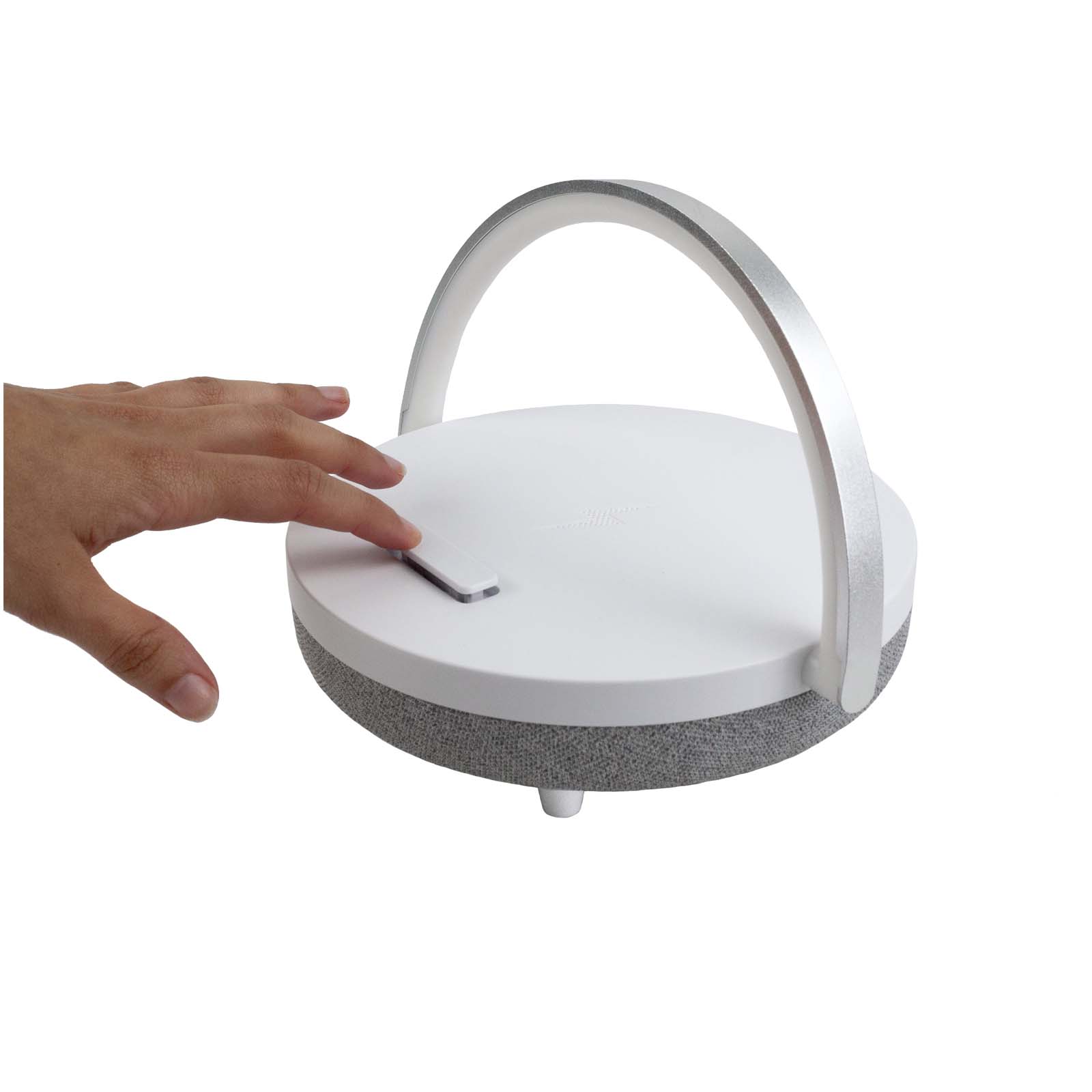 Altavoz Bluetooth® 4 en 1 de 10 W con luz LED y base de carga inalámbrica Prixton