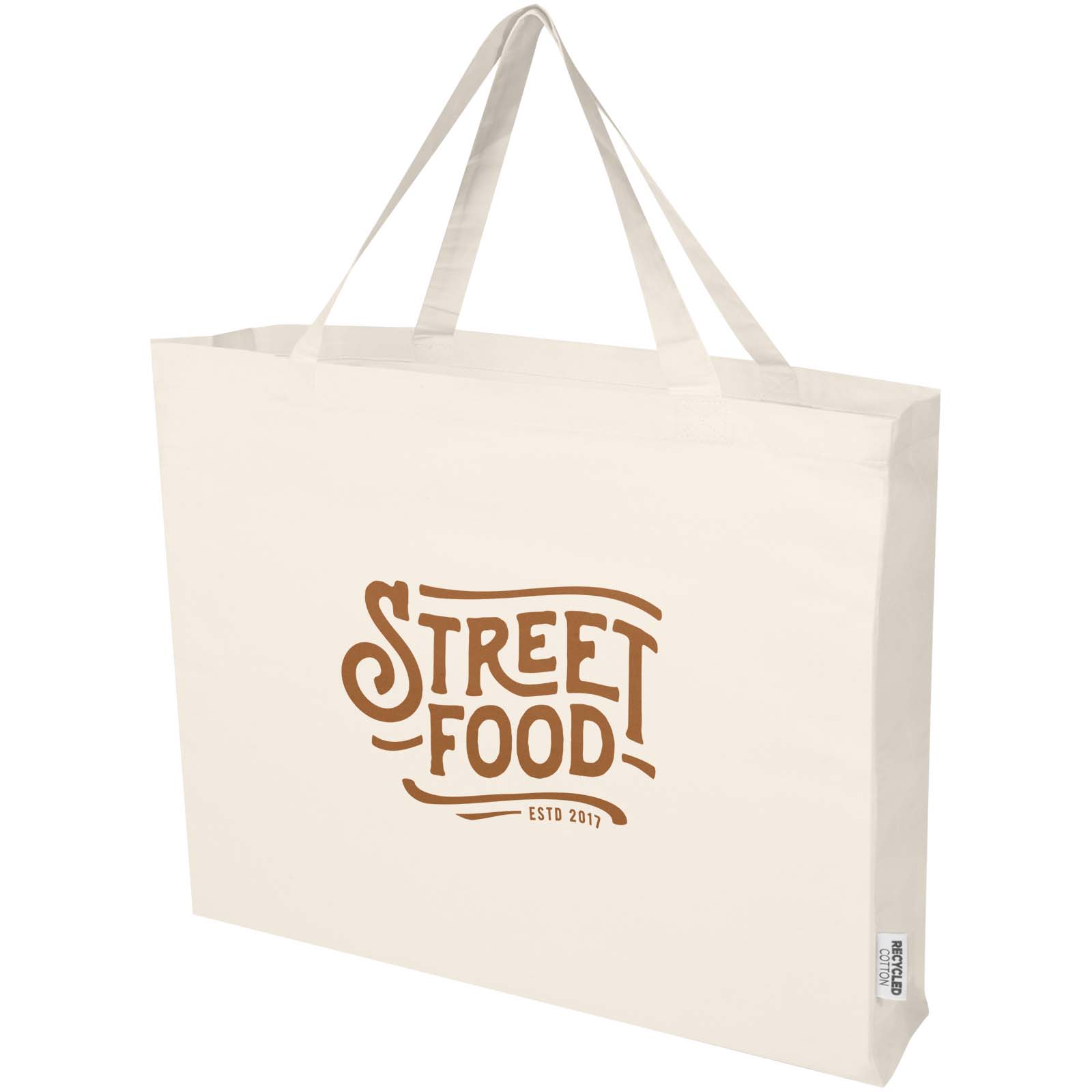 Bolsa Tote de algodón reciclado GRS de 220 g/m² Odessa 40L