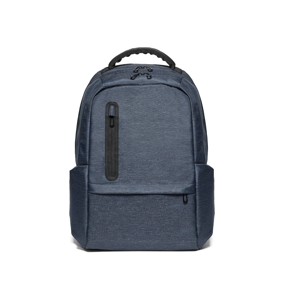 RE-BOSTON. Mochila impermeable para portátil de nailon reciclado 2Tone con compartimento de poliéster reciclado 210D