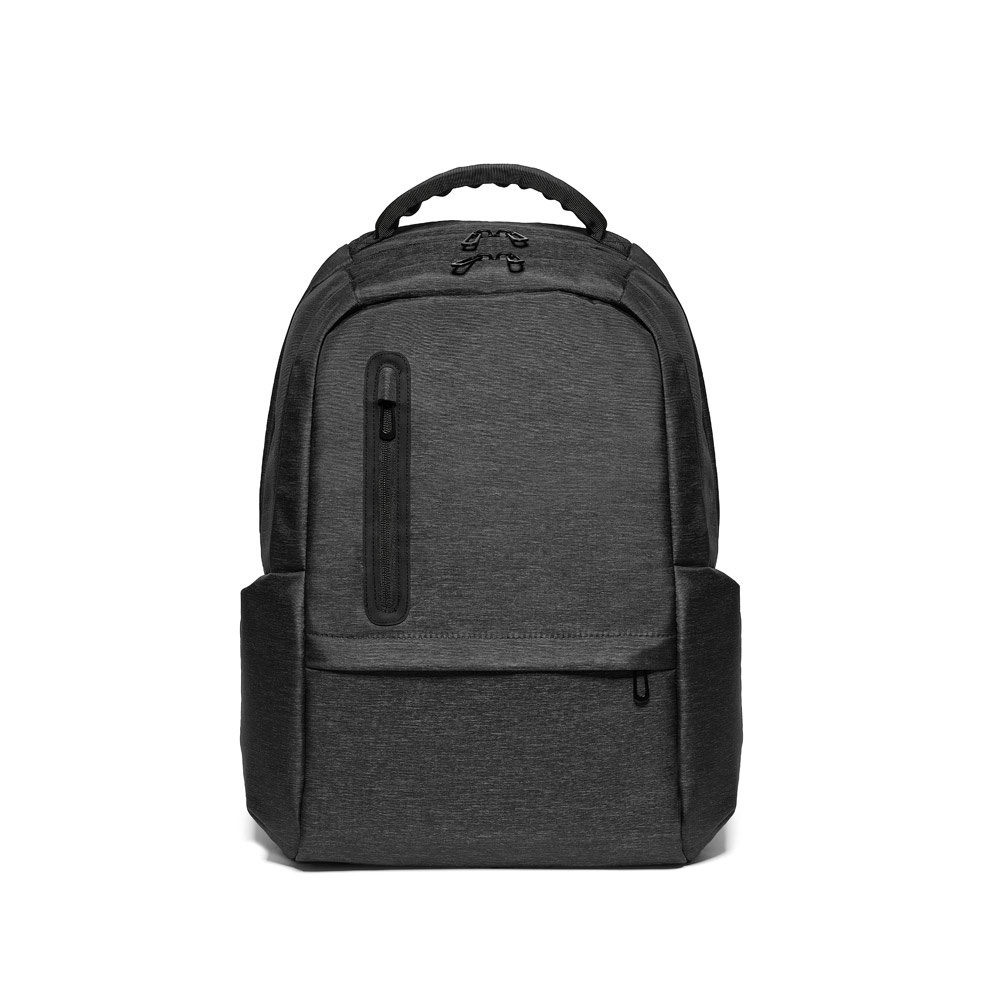 RE-BOSTON. Mochila impermeable para portátil de nailon reciclado 2Tone con compartimento de poliéster reciclado 210D