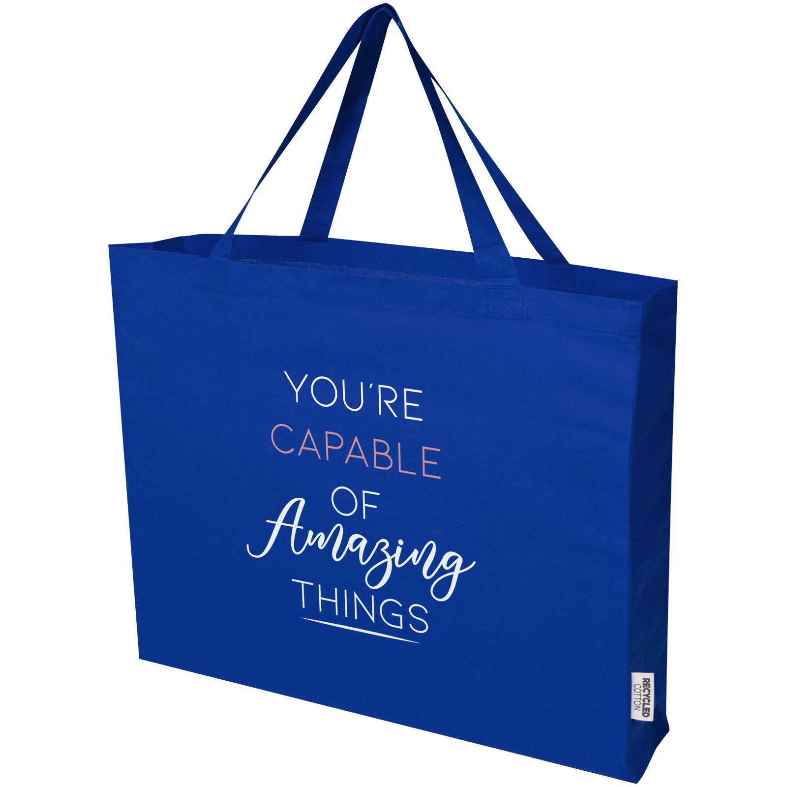 Bolsa Tote de algodón reciclado GRS de 220 g/m² Odessa 40L