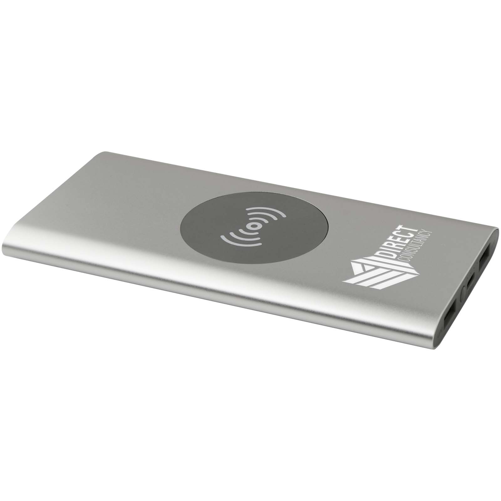 Batería externa inalámbrica tipo C de aluminio reciclado de 8000 mAh Juice