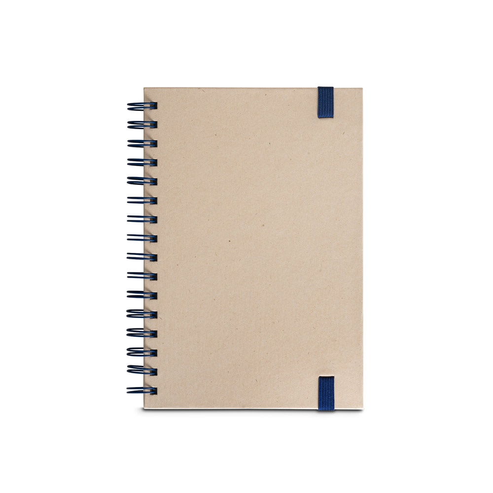 PROUST. Libreta A5 de anillas, tapa dura, fabricada en papel de caña de azúcar (80% caña de azúcar), con páginas lisas
