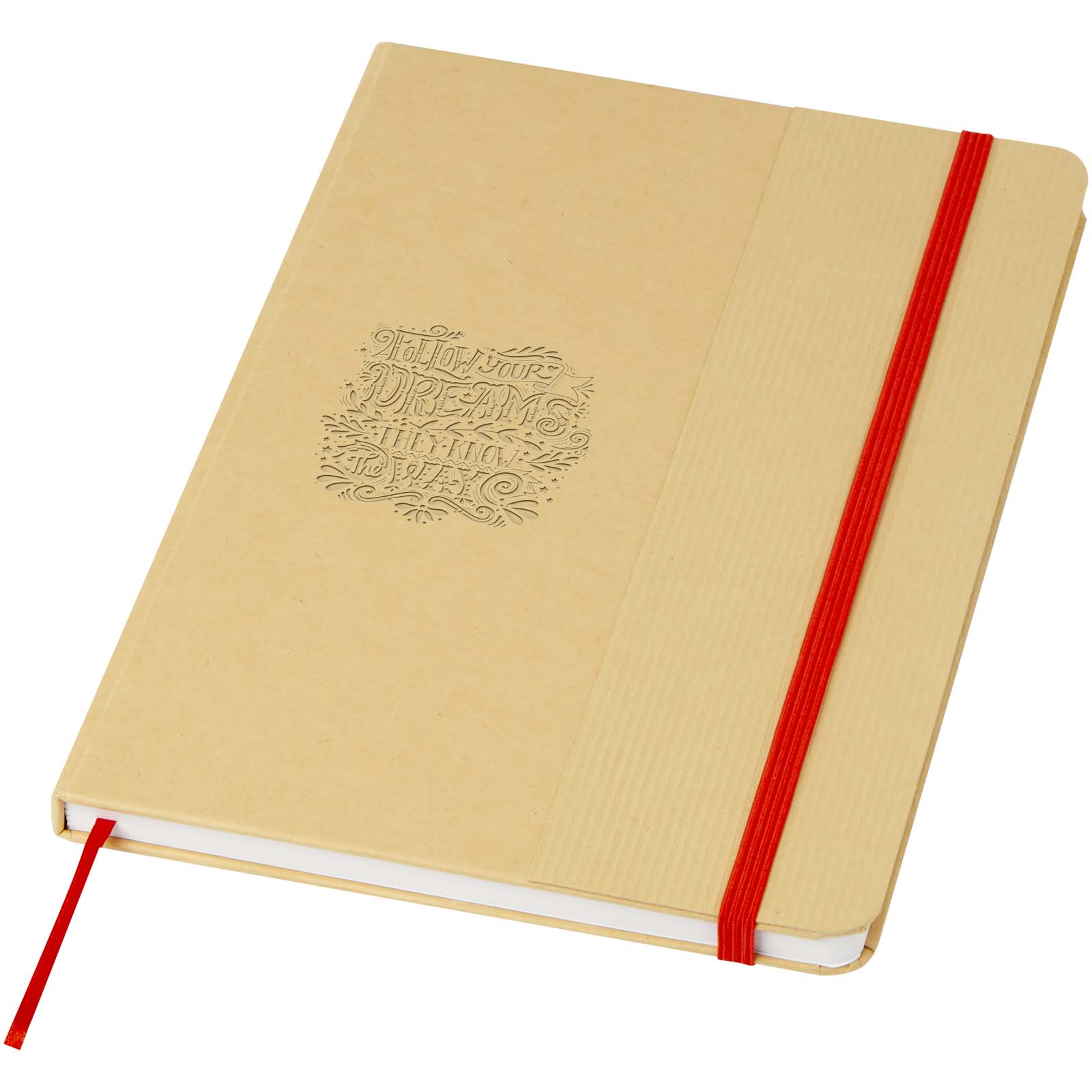Libreta de tapa dura A5 de cartón reciclado Nelida