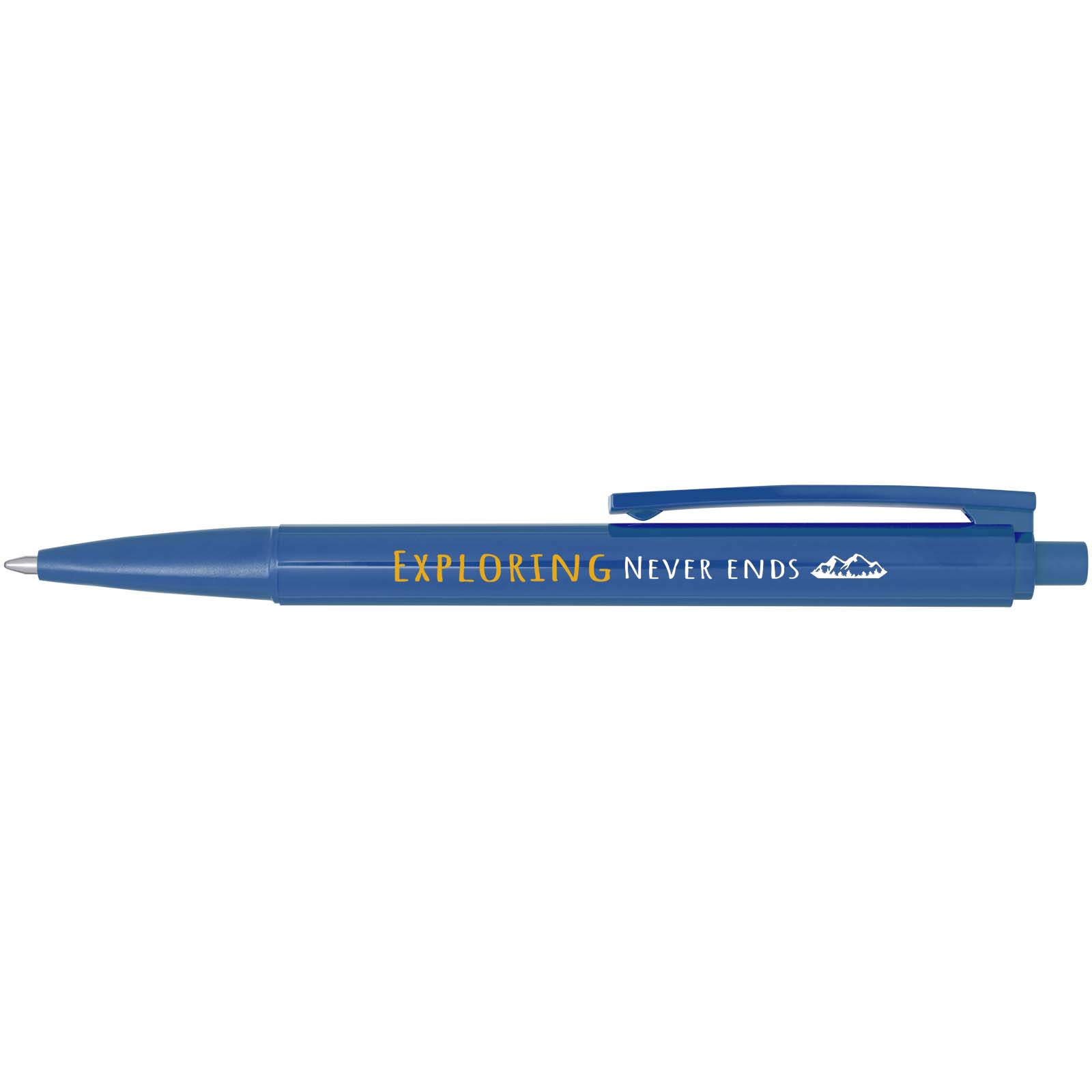 Bolígrafo de plástico reciclado Elsa (tinta azul)