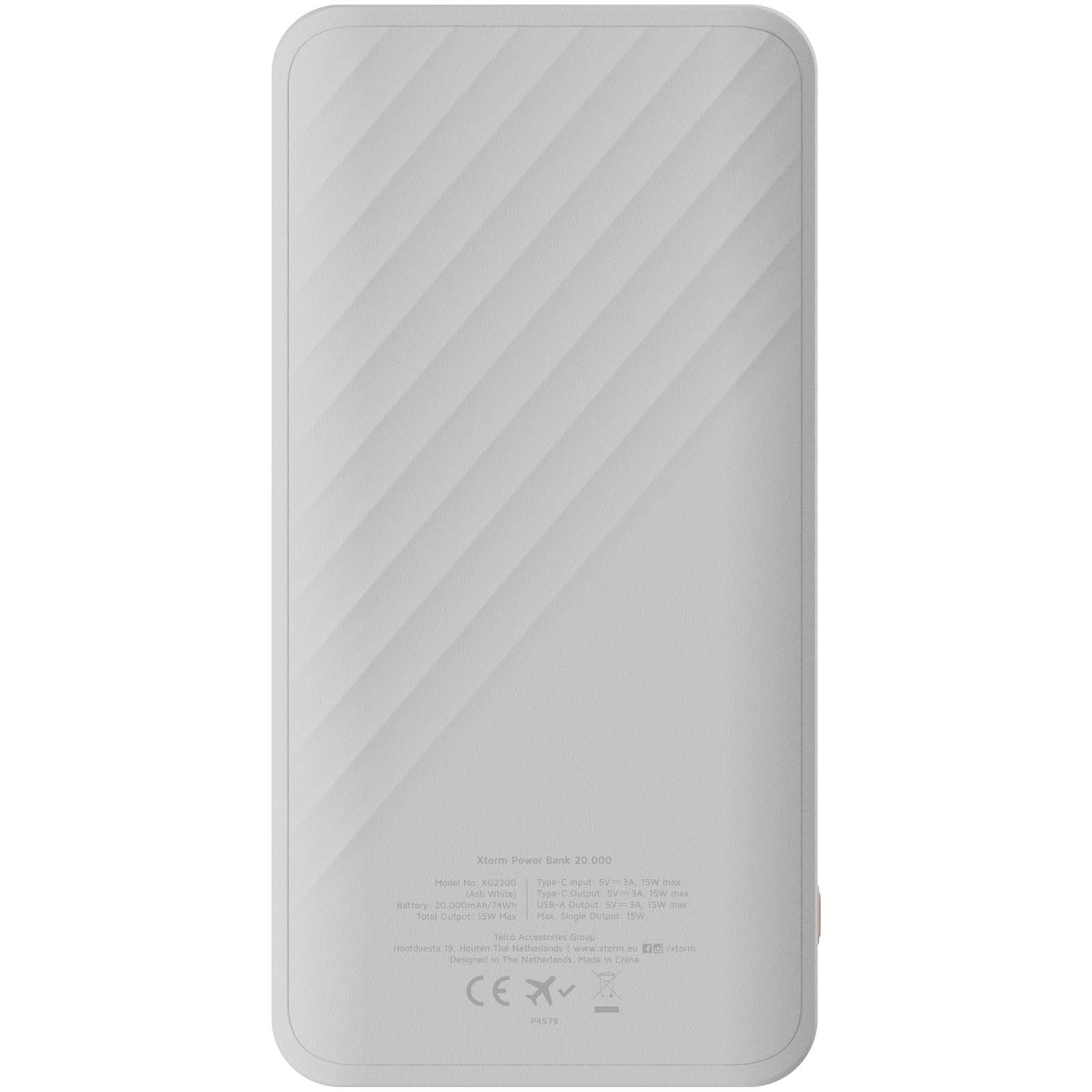 Batería externa de carga rápida de 15 W y 20 000 mAh Xtorm XG220 Go2