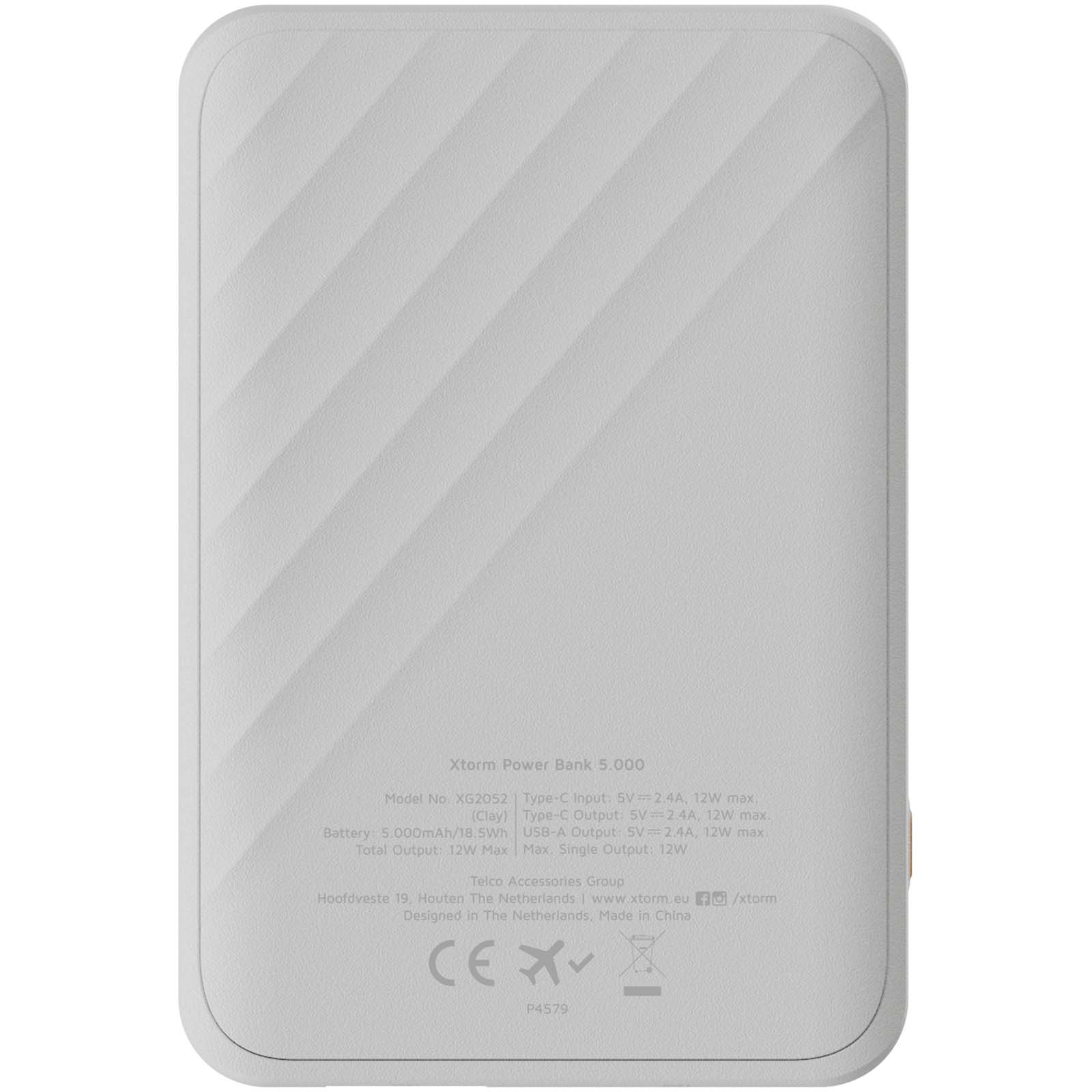 Batería externa de carga rápida de 12 W y 5000 mAh Xtorm XG205 Go2