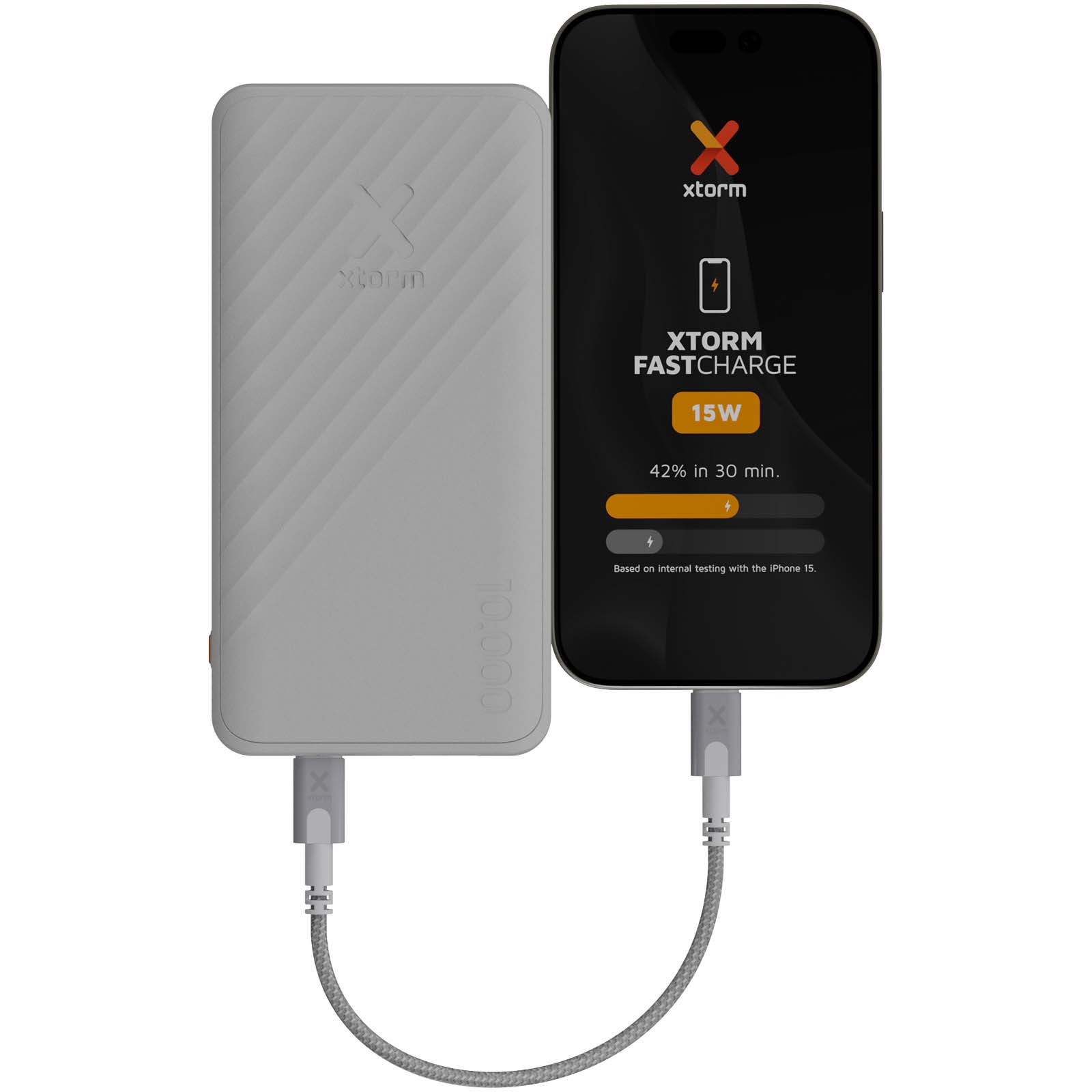 Batería externa de carga rápida de 15 W y 10 000 mAh Xtorm XG210 Go2