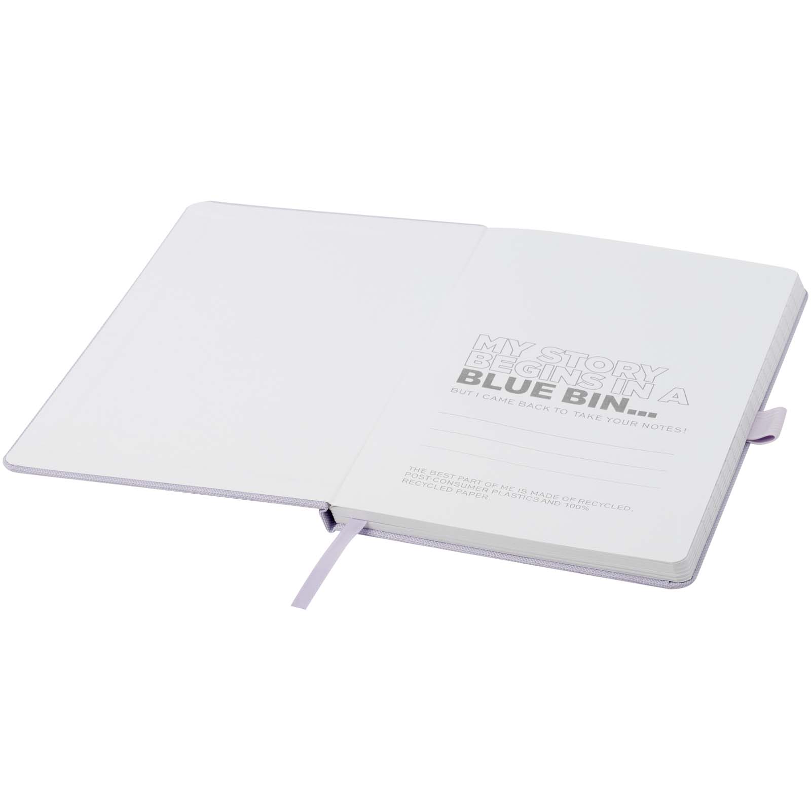 Libreta de papel reciclado A5 con tapa de PET reciclado Honua