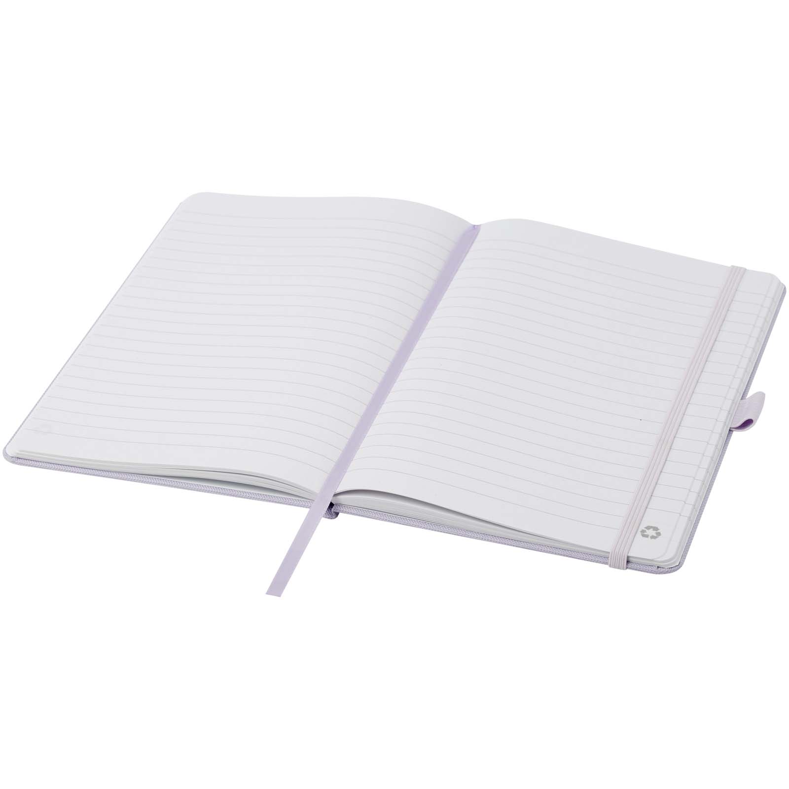 Libreta de papel reciclado A5 con tapa de PET reciclado Honua
