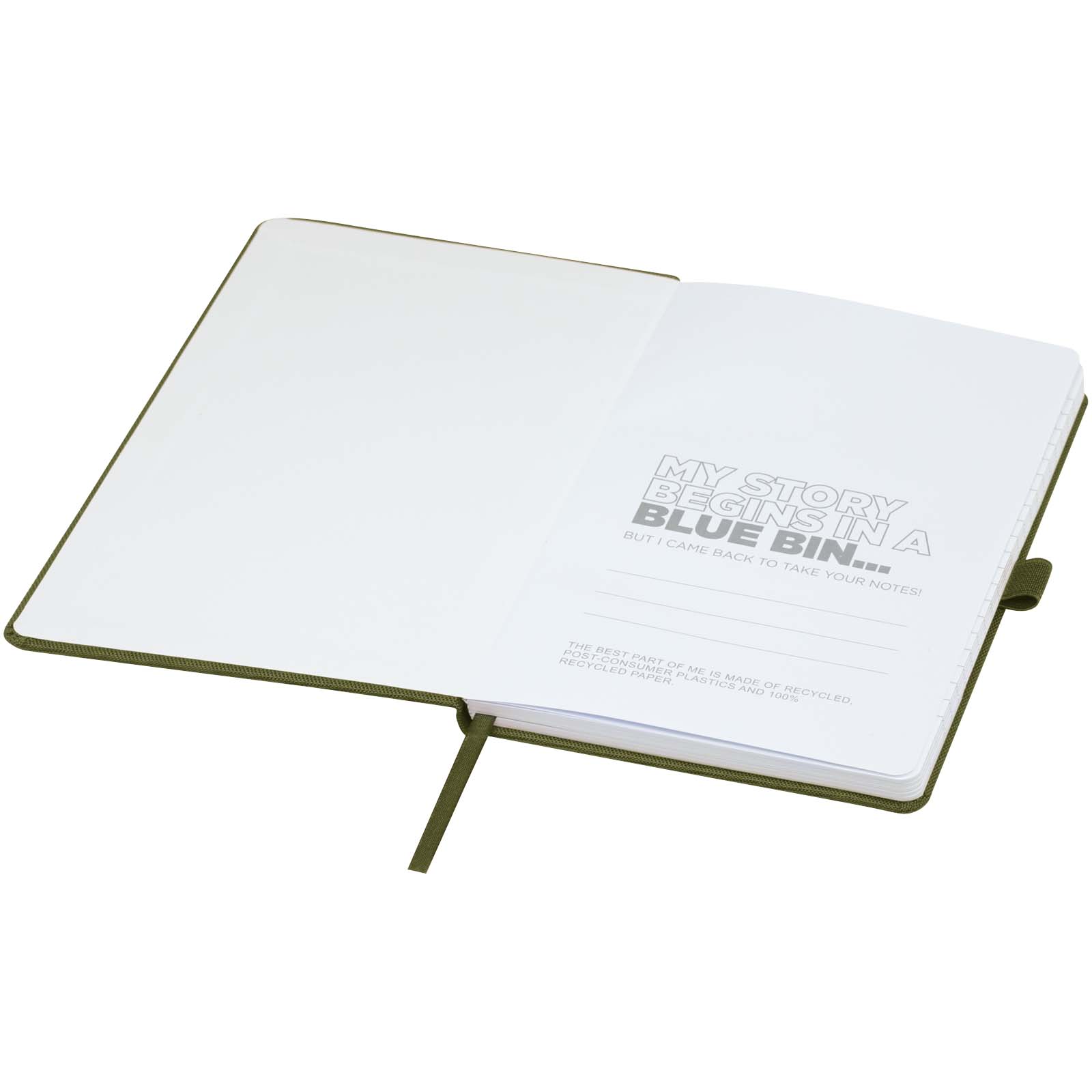 Libreta de papel reciclado A5 con tapa de PET reciclado Honua