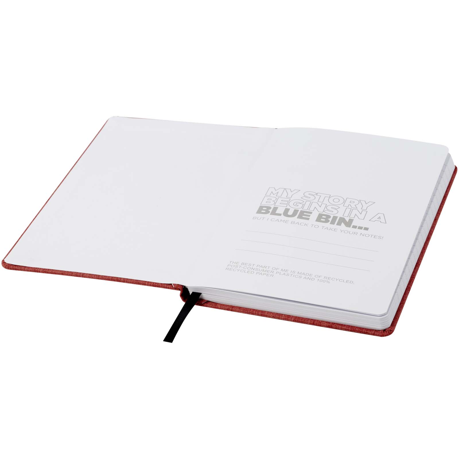 Libreta de tamaño A5 de PET reciclado Orin