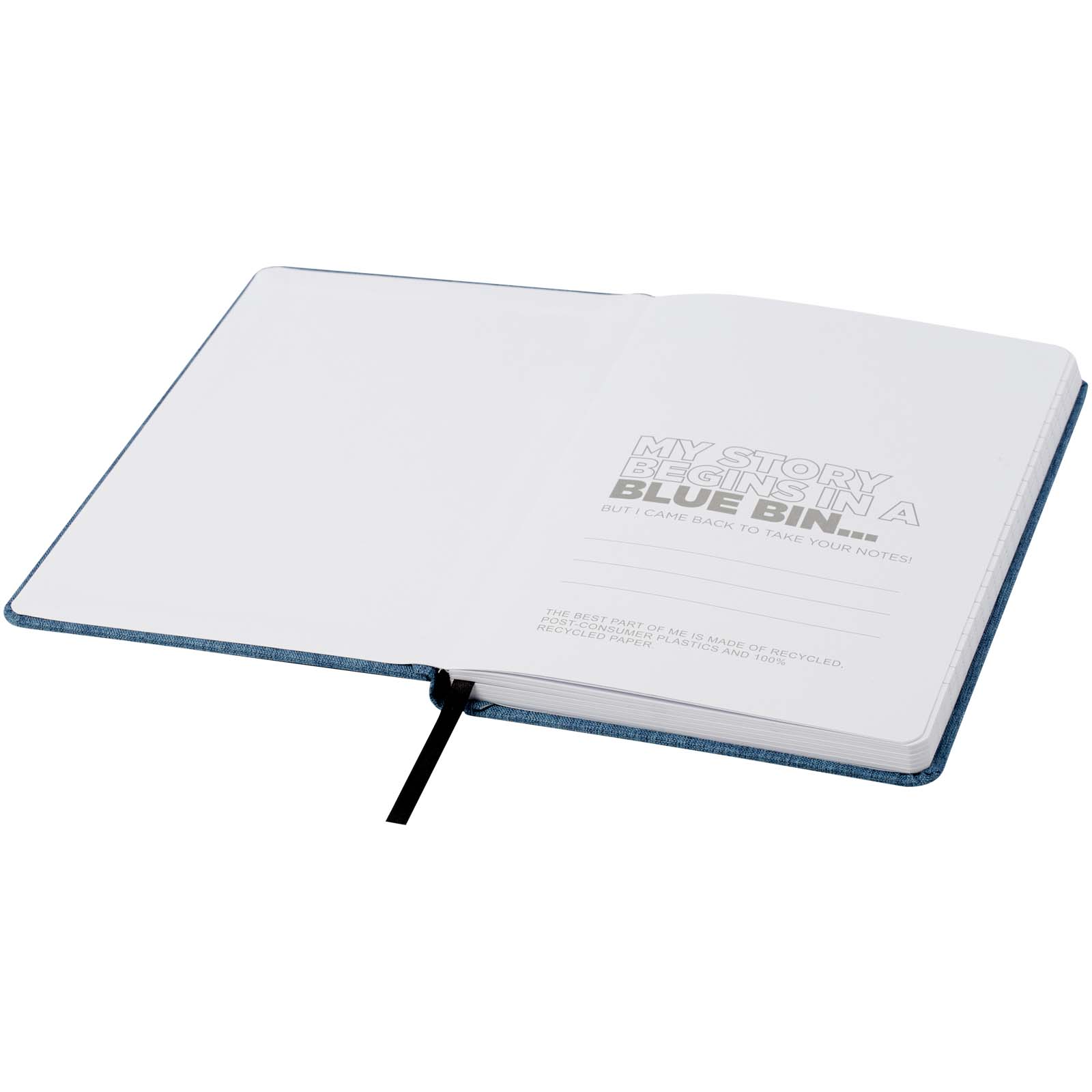 Libreta de tamaño A5 de PET reciclado Orin