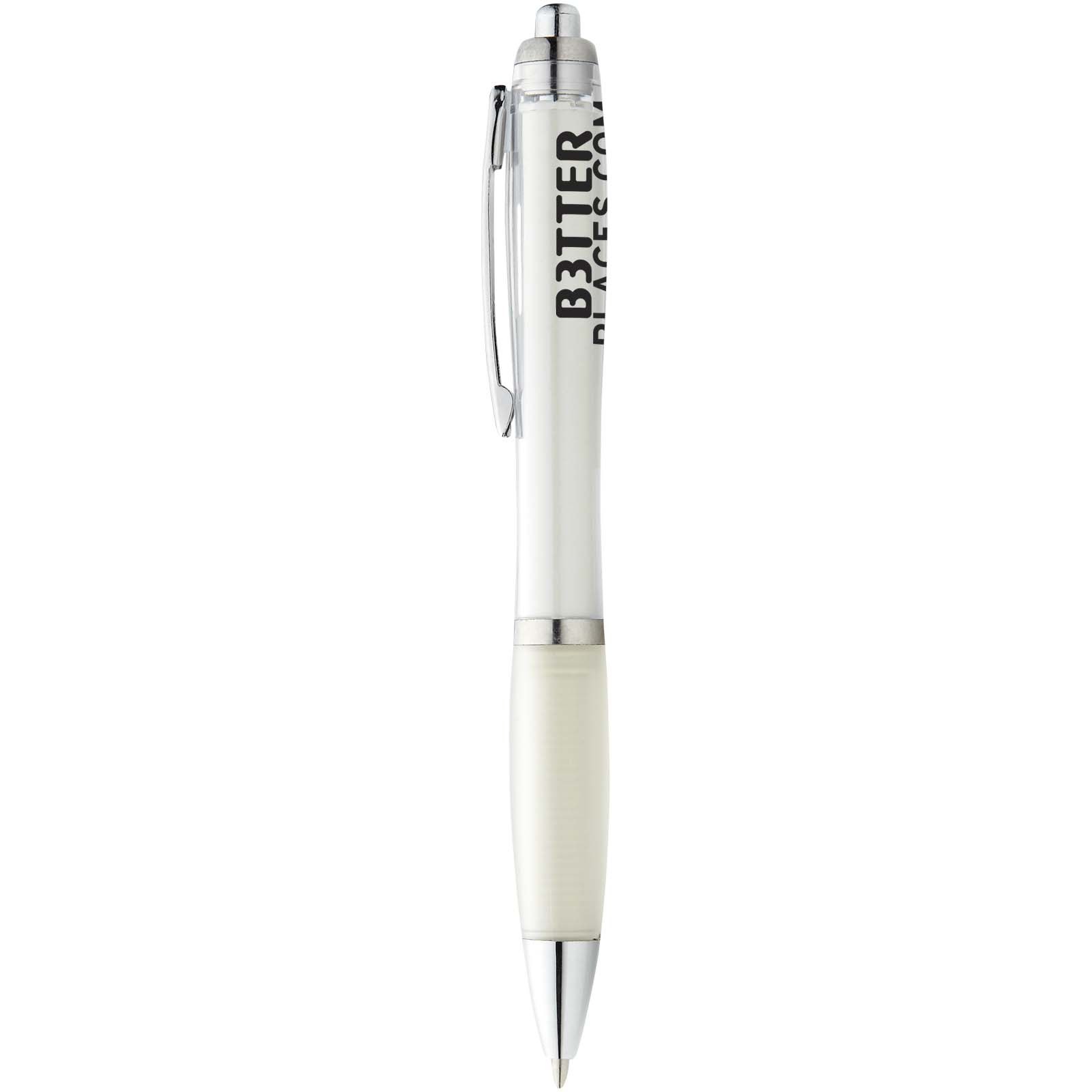 Bolígrafo de color con empuñadura de color Nash (tinta negra)