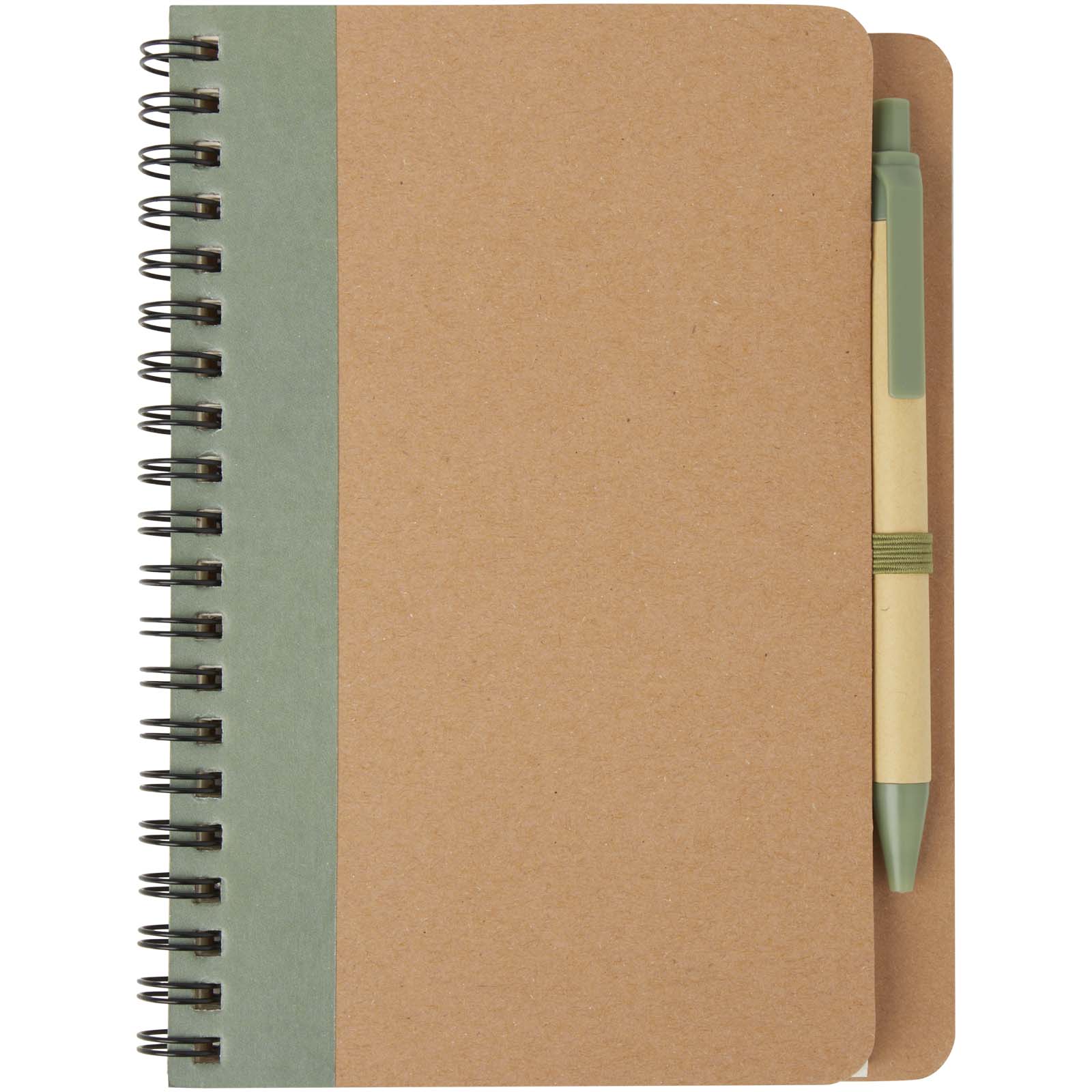 Libreta de papel reciclado con bolígrafo Priestly