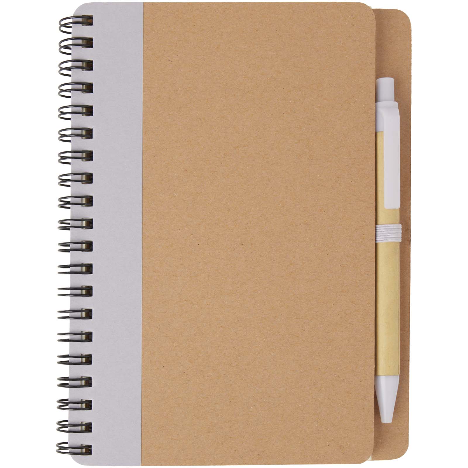 Libreta de papel reciclado con bolígrafo Priestly