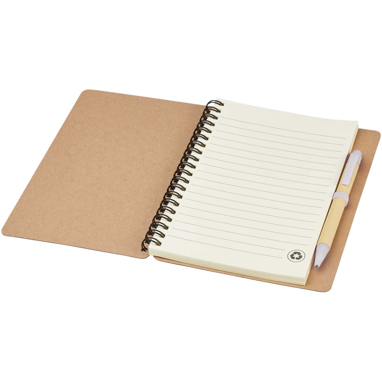 Libreta de papel reciclado con bolígrafo Priestly