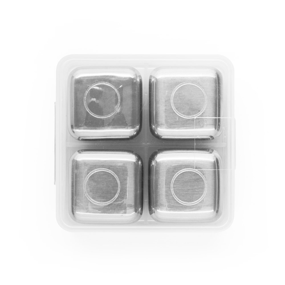 GLACIER. Juego de cubos de acero