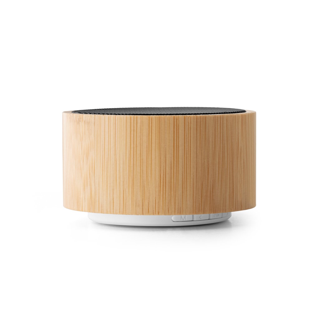 ARBER. Altavoz portátil de 3W con 2h de autonomía, fabricado en bambú y ABS