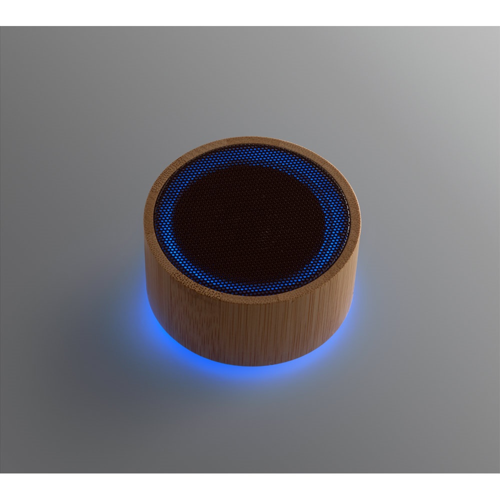 ARBER. Altavoz portátil de 3W con 2h de autonomía, fabricado en bambú y ABS